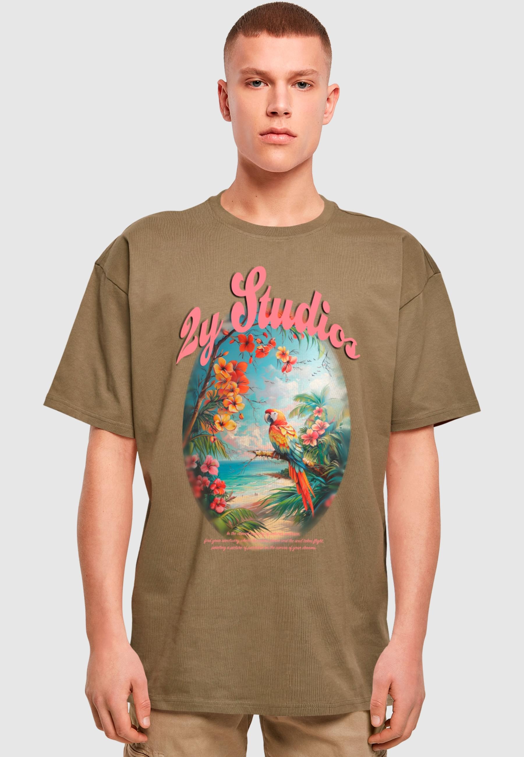 2Y Studios T-Shirt »2Y Studios Herren PARADISE TEE«, (1 tlg.)