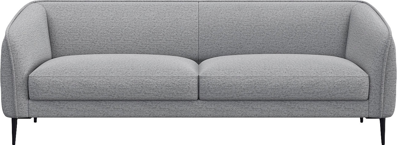 FLEXLUX 3-Sitzer "Belle Designsofa, Couch, bequem durch Kaltschaum im Sitz" günstig online kaufen
