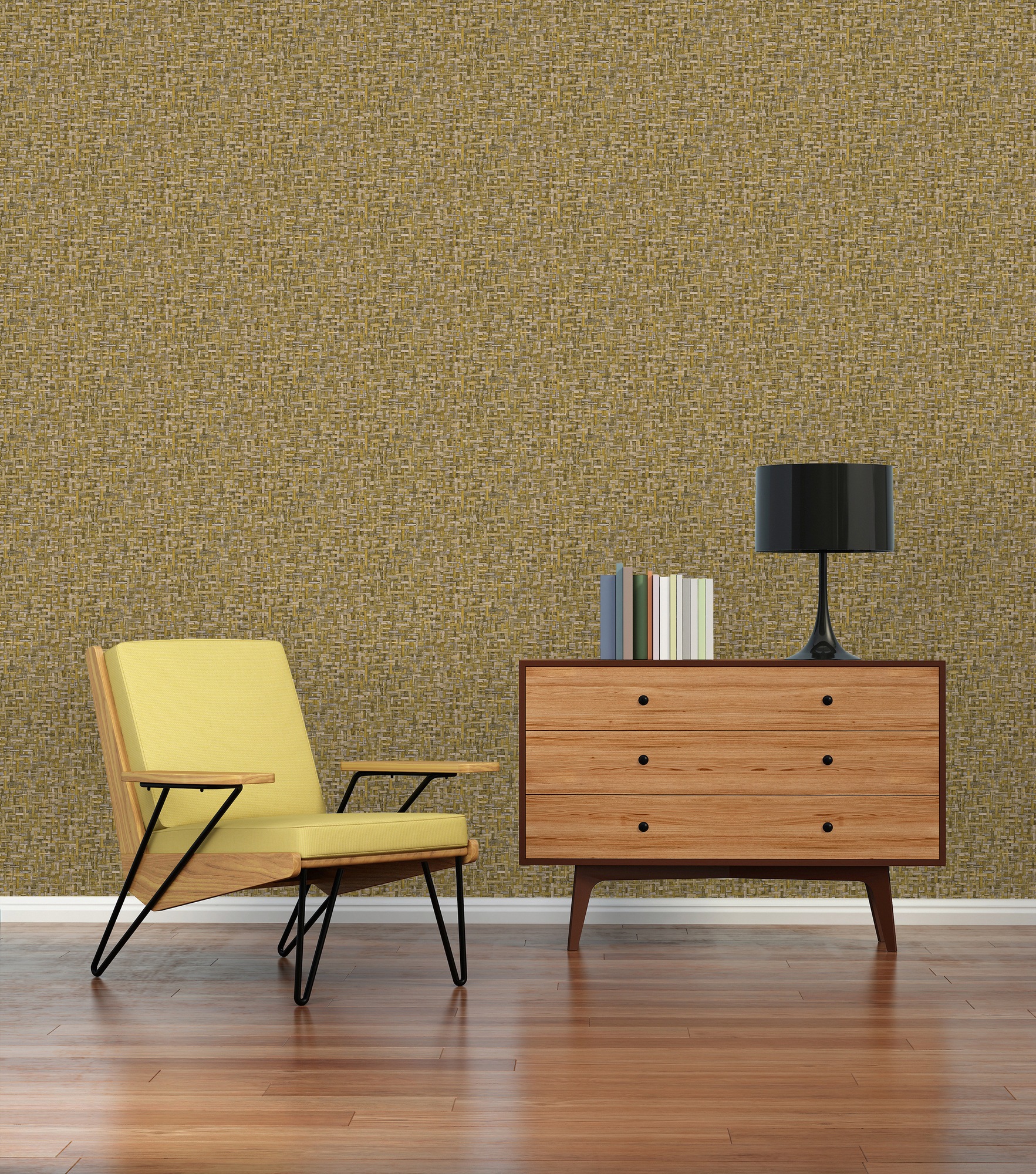 Architects Paper Vliestapete »Jungle Chic« Flechtoptik | Motiv | gemustert glatt Tapete Holzoptik Tapeten Wohnzimmer Schlafzimmer Küche Flur Design