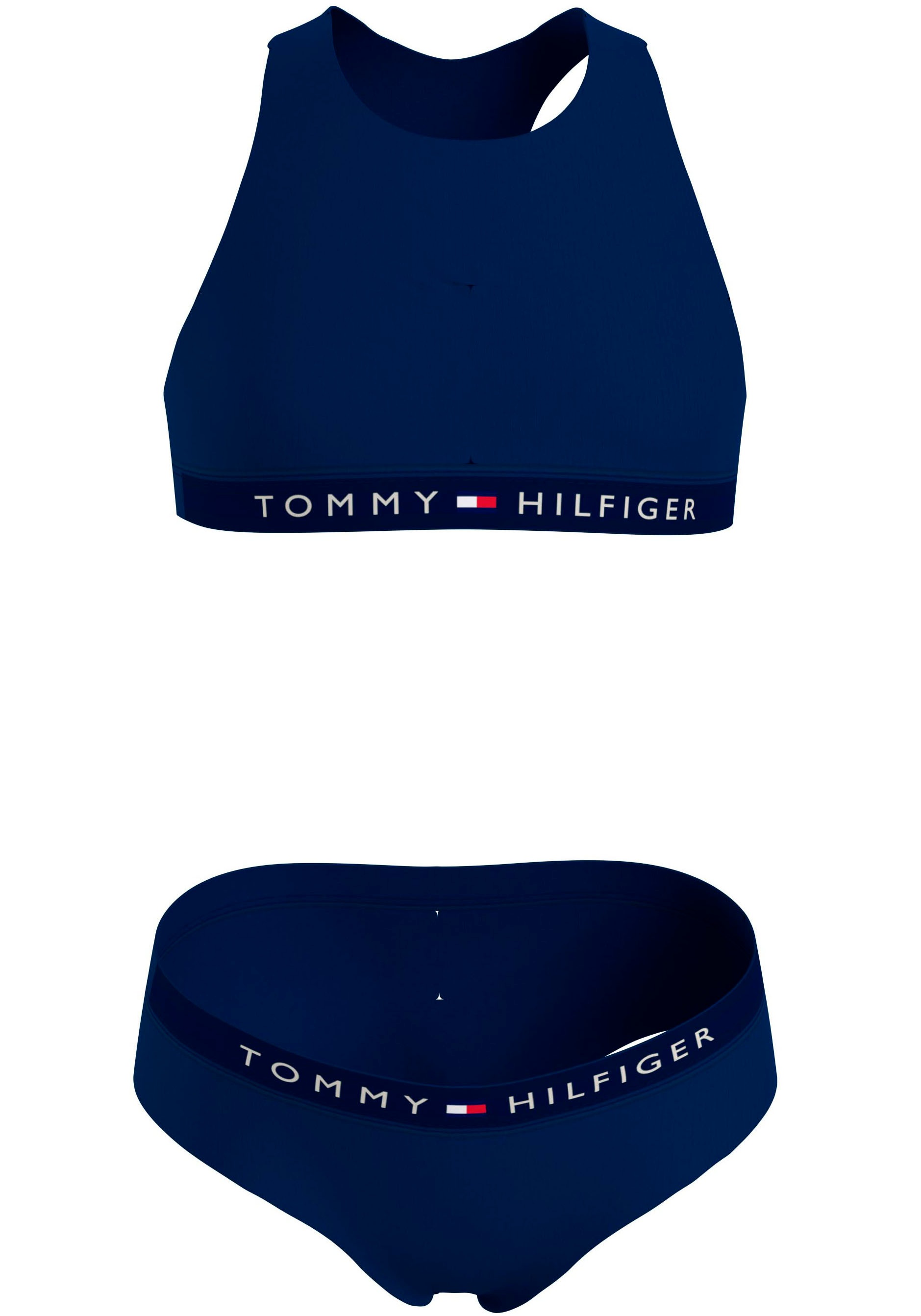 Tommy Hilfiger Swimwear Bustier-Bikini »CROP TOP SET«, (Set, 2 St.), mit Tommy... kaufen