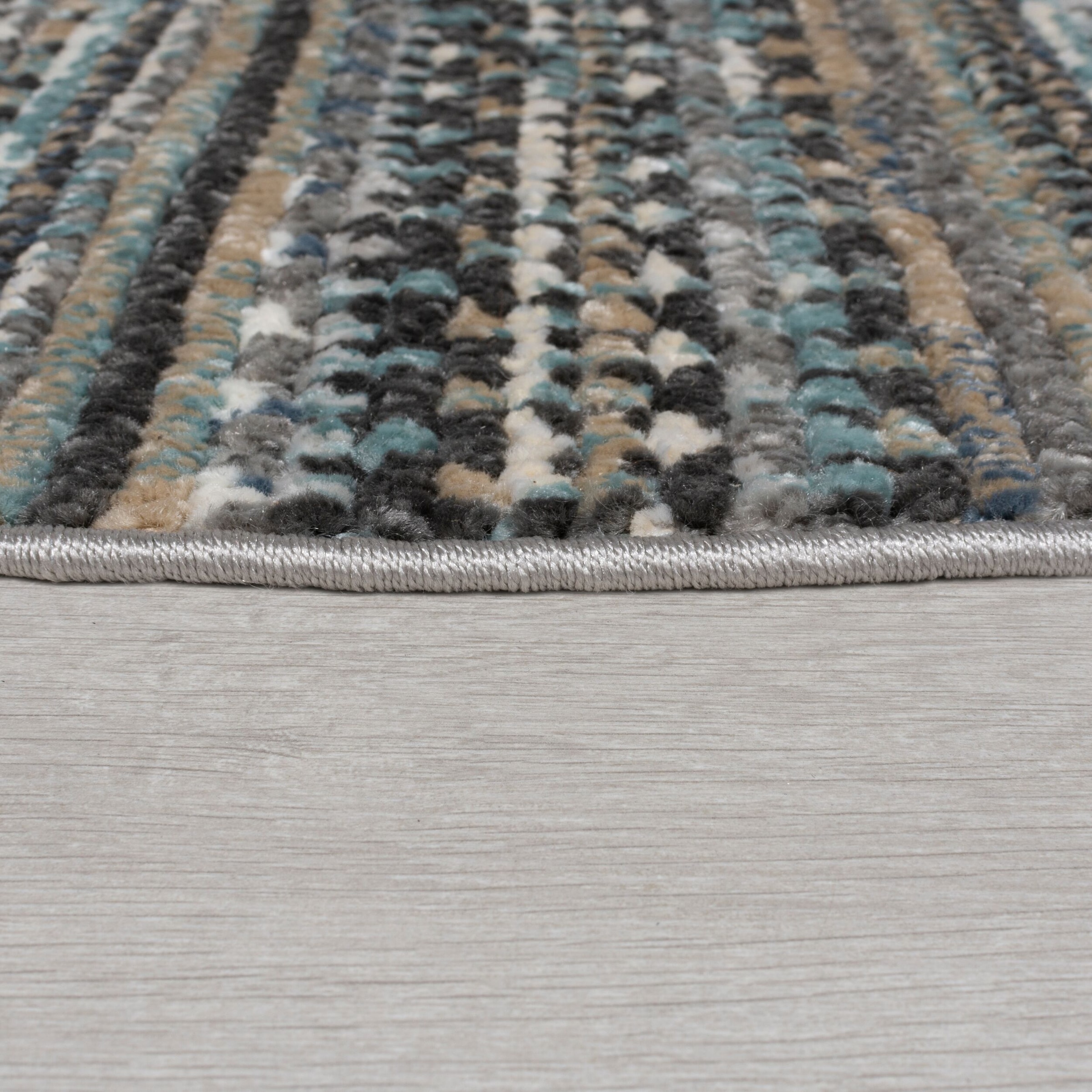 FLAIR RUGS Teppich »Camino Abstraktes«, rund, 8 mm Höhe, Abstraktes Teppich