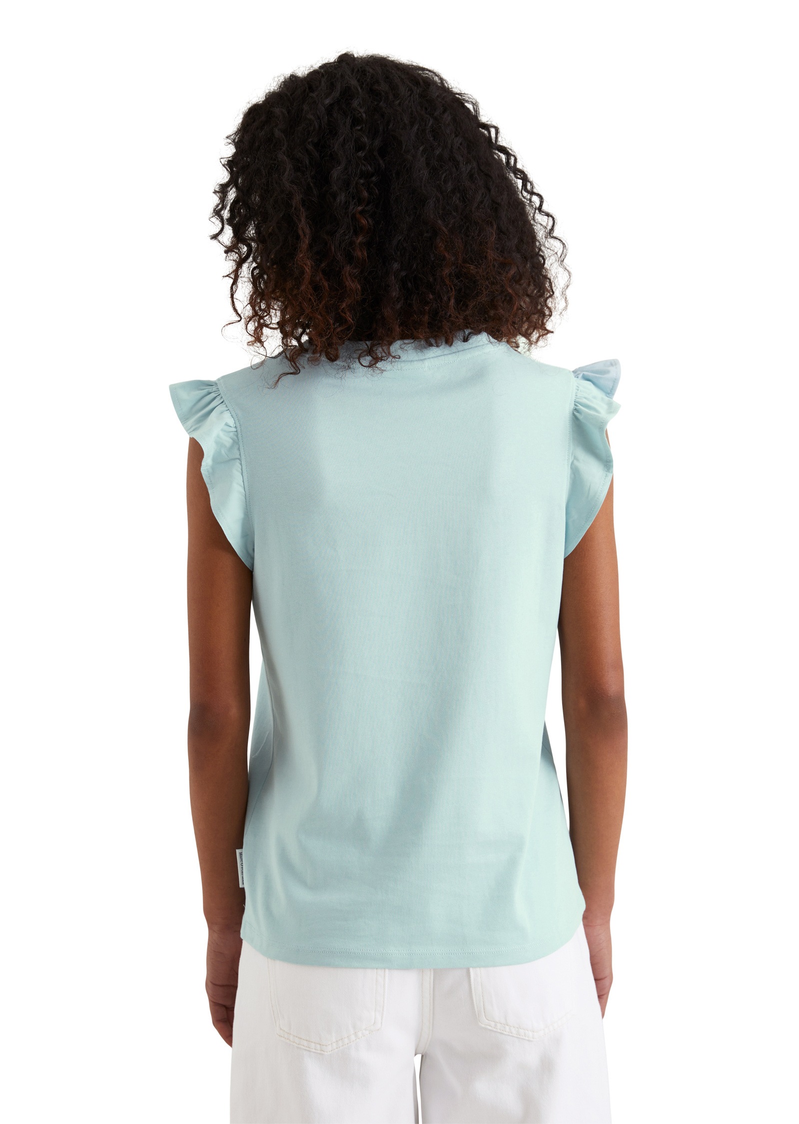 Thumbnail - Marc OPolo DENIM T-Shirt "aus Material-Mix"