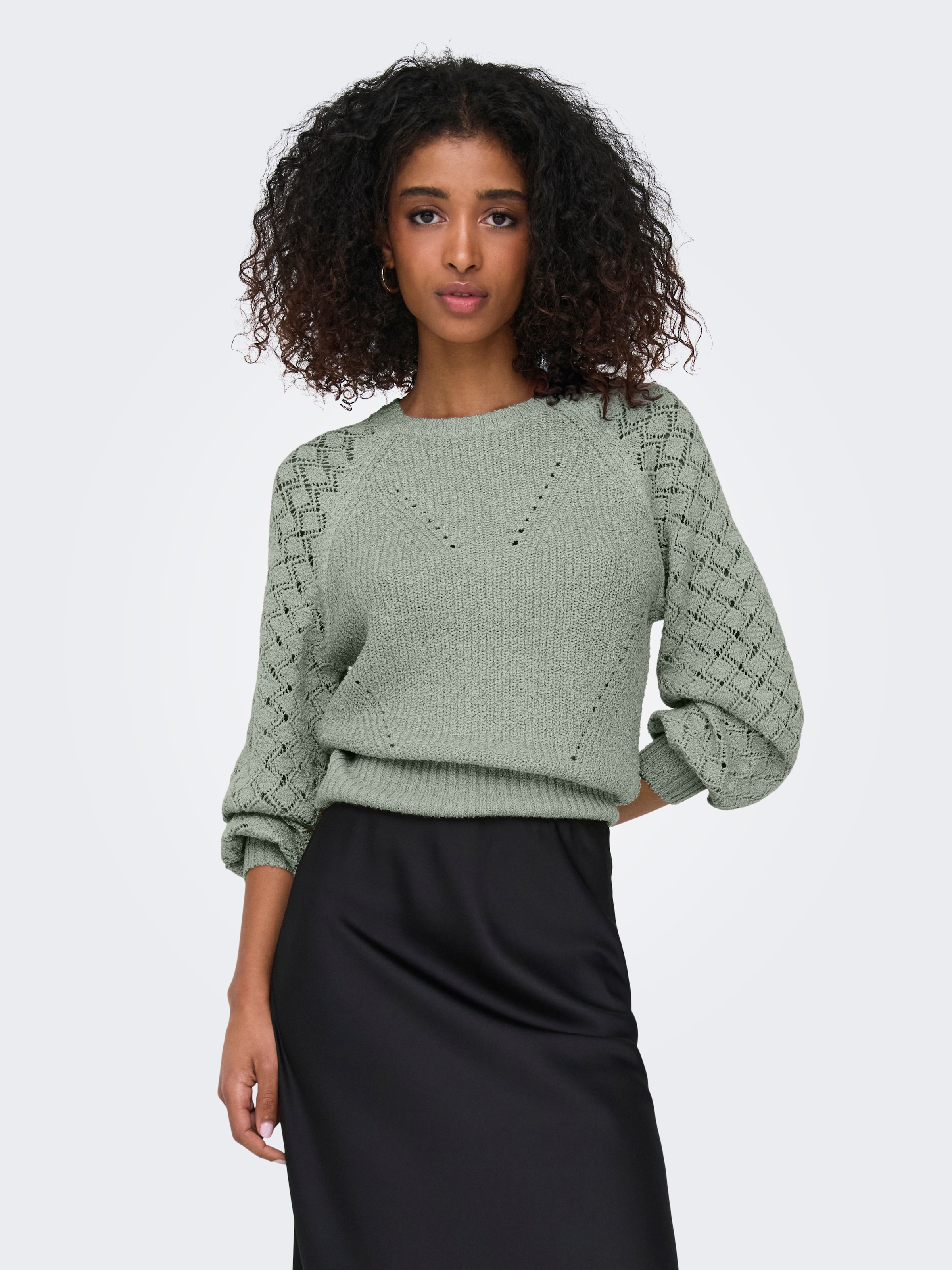 ONLY Strickpullover »ONLMIAMI LS O-NECK CC KNT«