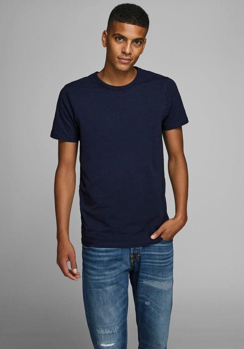Jack & Jones T-Shirt "JJEBASIC mit schmaler Passform für jeden Tag", unifar günstig online kaufen