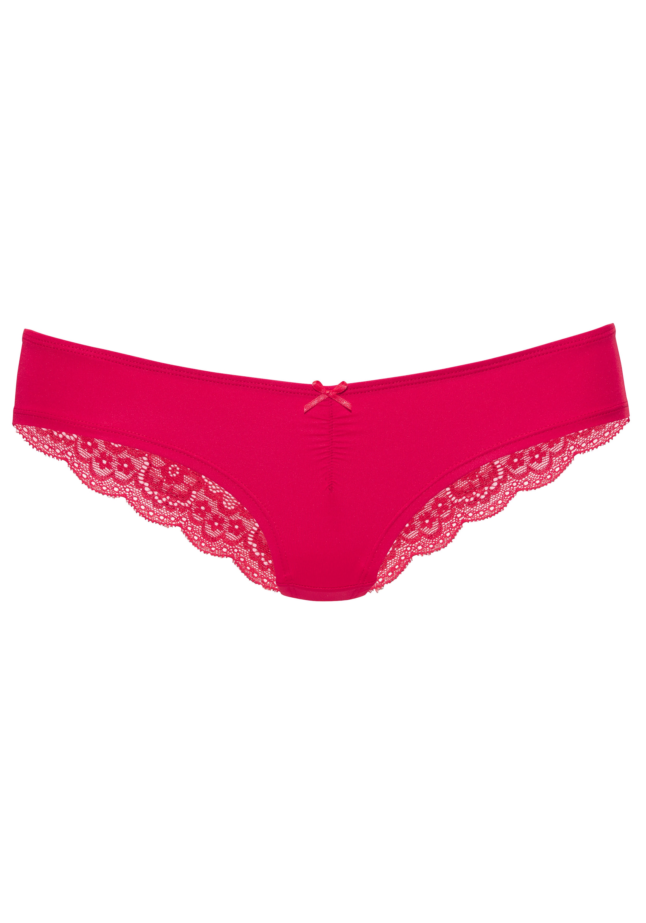 LASCANA Brasilslip, mit schöner Spitze hinten günstig online kaufen