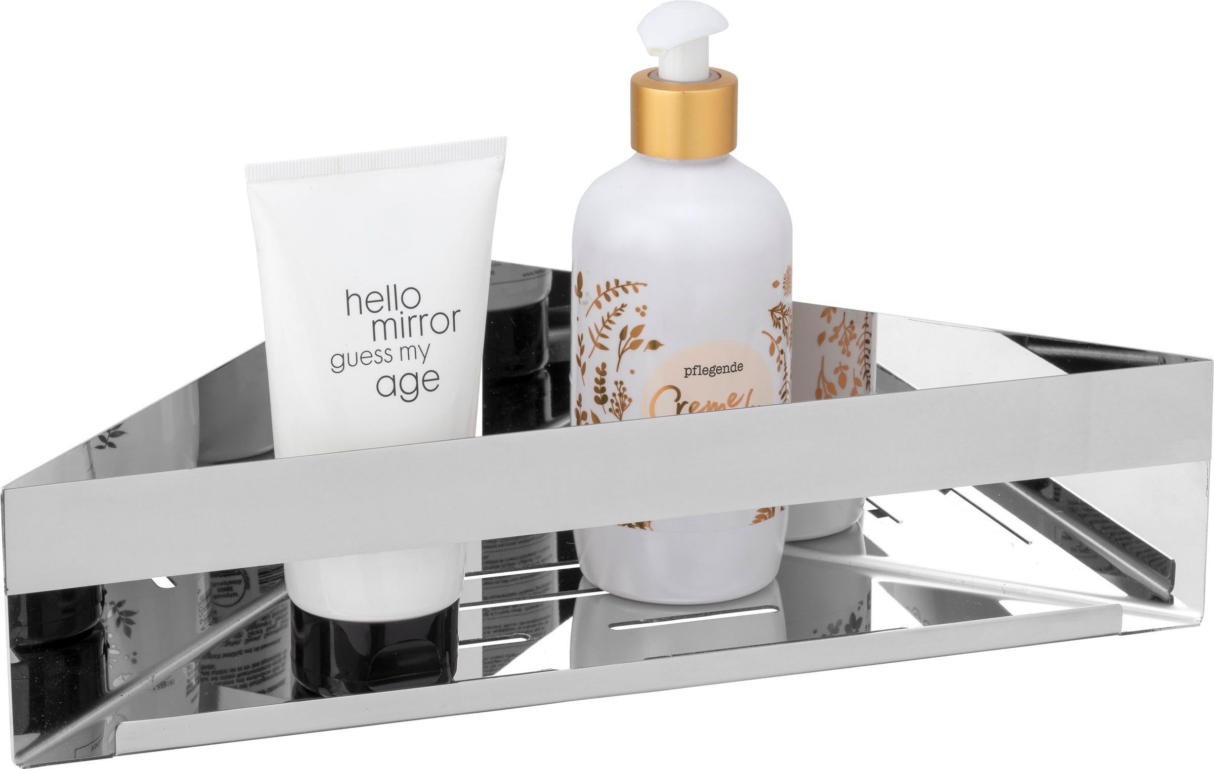 WENKO Badregal "Turbo-Loc Genova" Wandregal aus hochwertigem Edelstahl, Bef günstig online kaufen