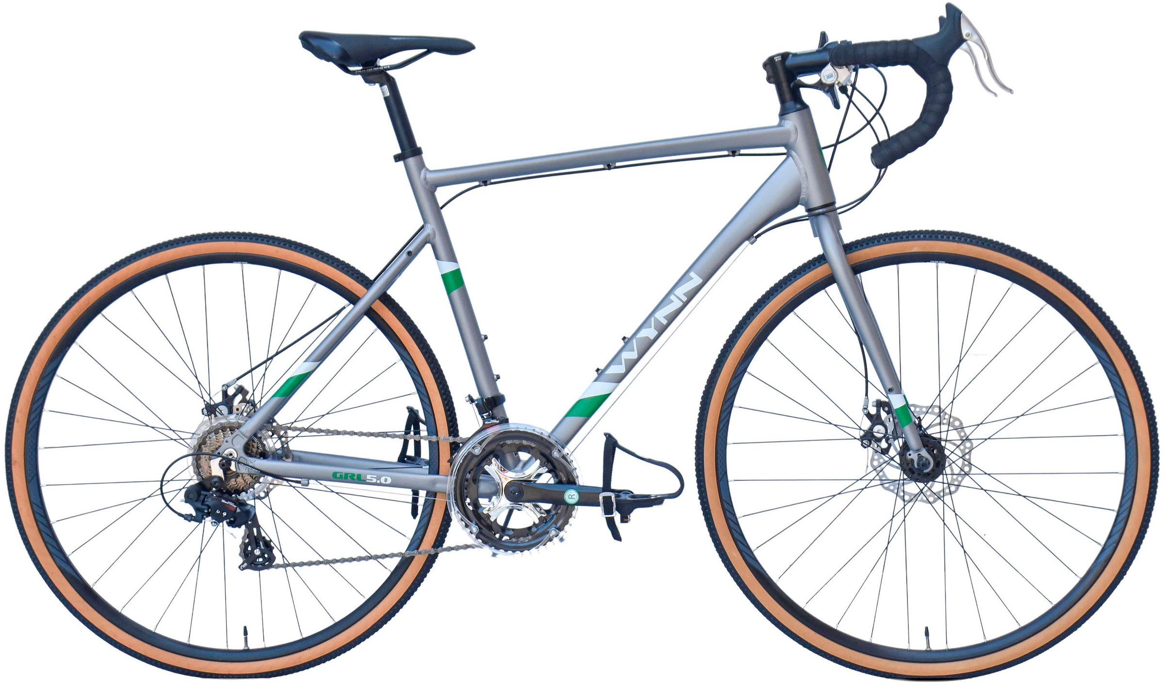 WYNN Gravelbike "GRL5.0" 14 Gang Shimano Tourney Schaltwerk Kettenschaltung
