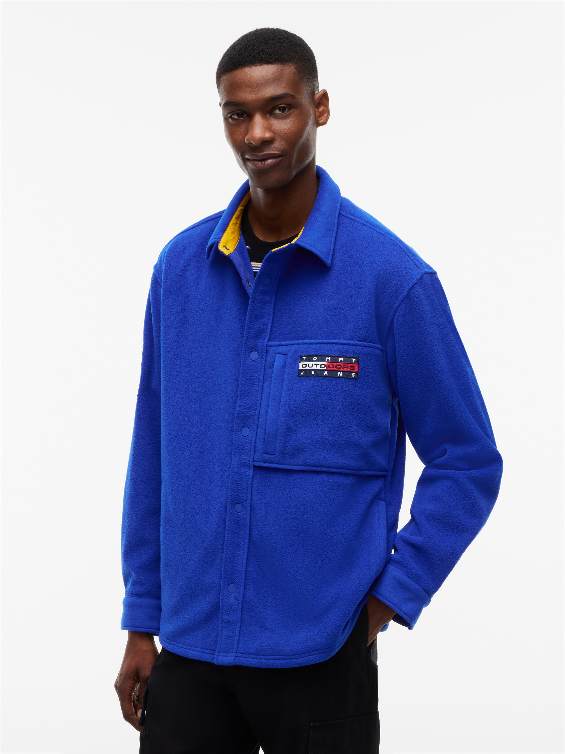 Tommy Jeans Hemdjacke "TJM OUTDOORS FLEECE OVRSHIRT"