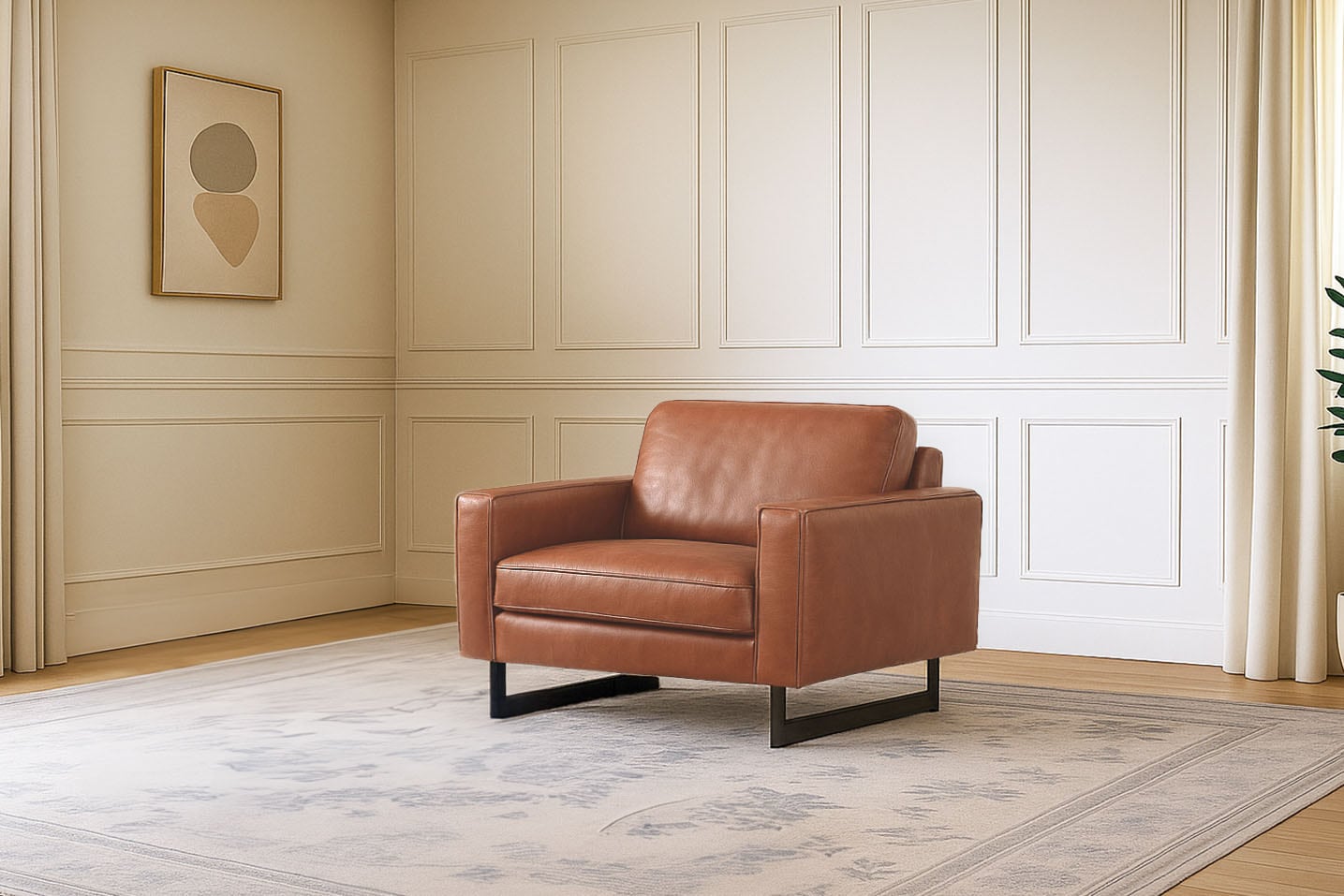 Places of Style Loveseat "Pinto 105 cm, Cord, Chenille, Lederoptik", mit Ke günstig online kaufen