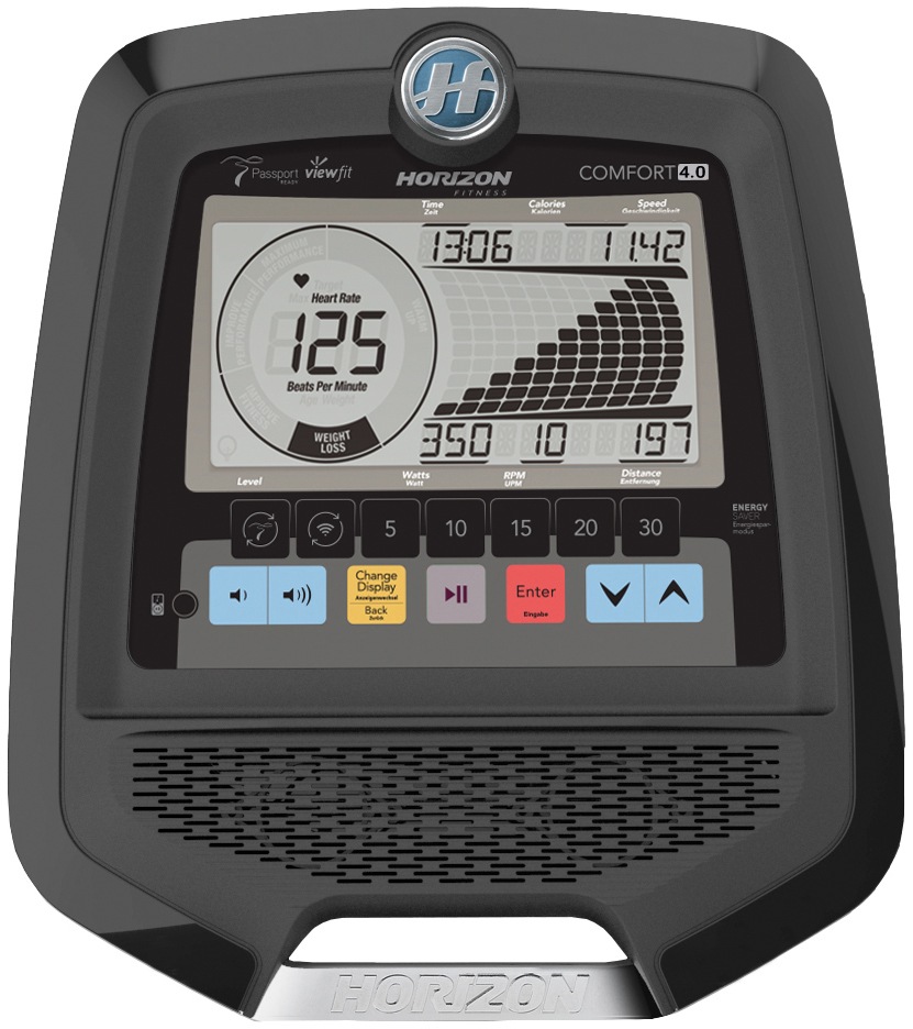 Horizon Fitness Ergometer »Comfort 4.0«, Schwungmasse ca. 8 kg, 30 Widerstandsstufen