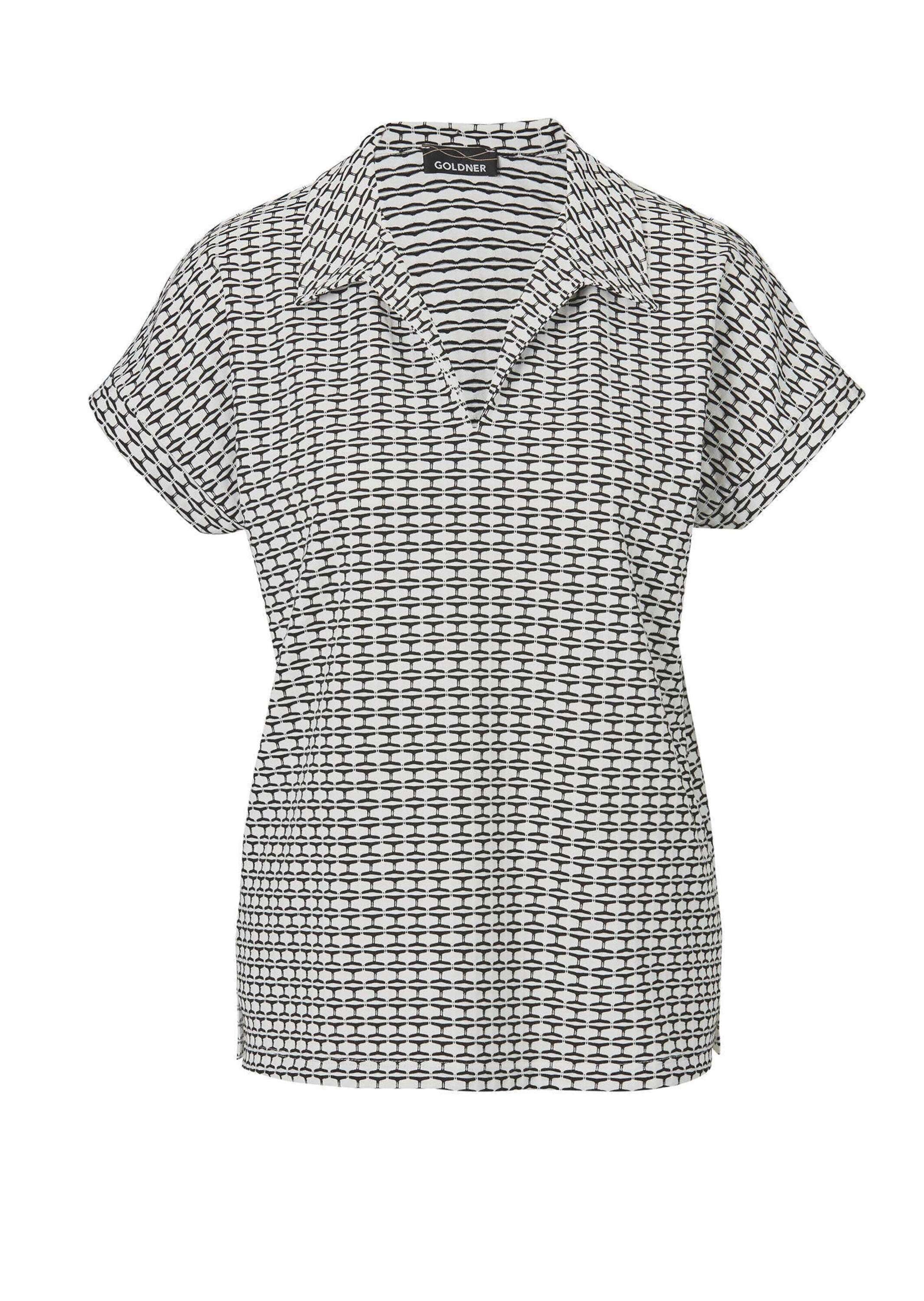 GOLDNER Kurzarmshirt "Shirt mit dezentem Jacquard" keine/nicht relevant günstig online kaufen