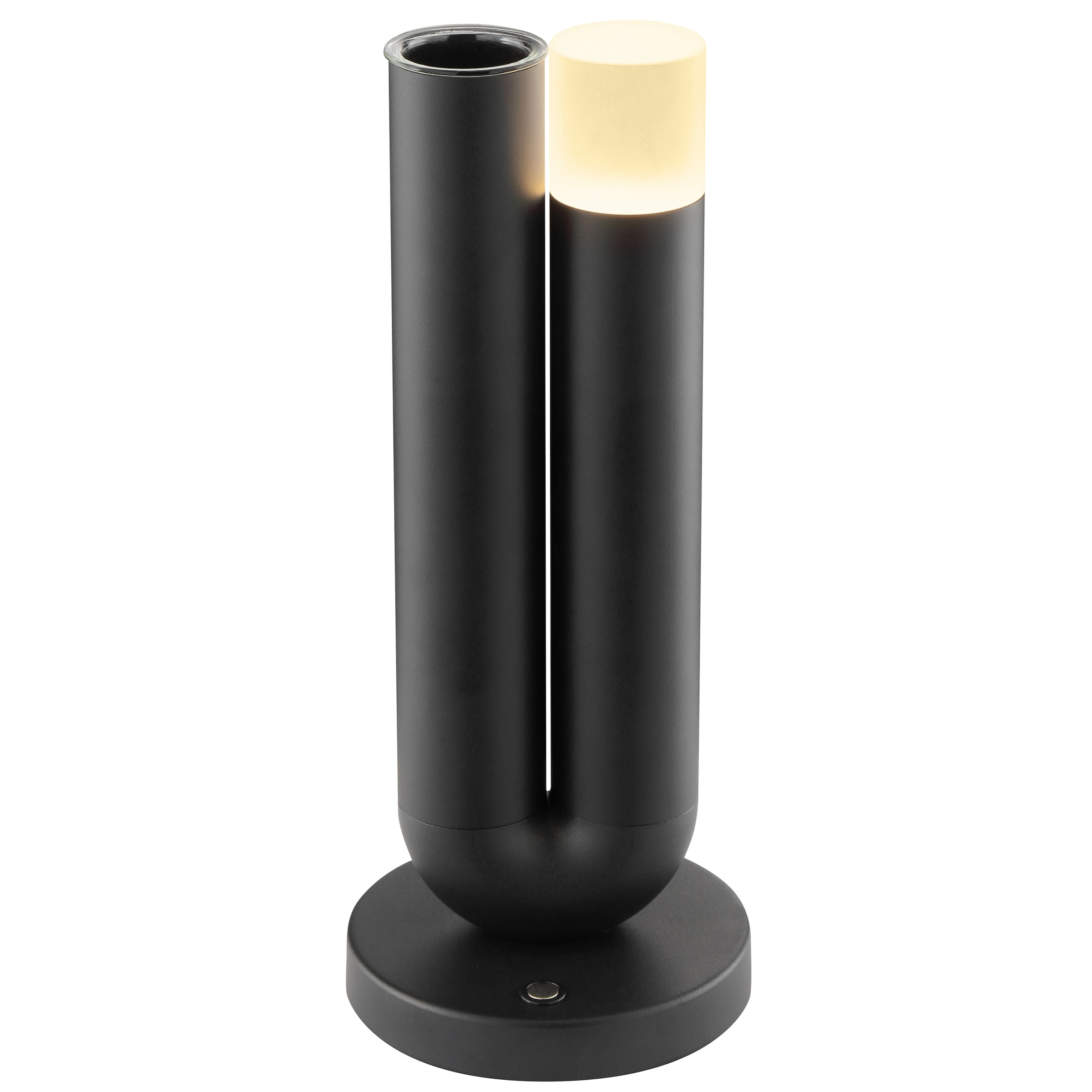 Brilliant LED Tischleuchte »Sayu« LED-Modul 1 Stk. Warmweiß LED Akku-Leuchte mit Vase, 27 cm, 250lm, 2700K, Wireless Charging