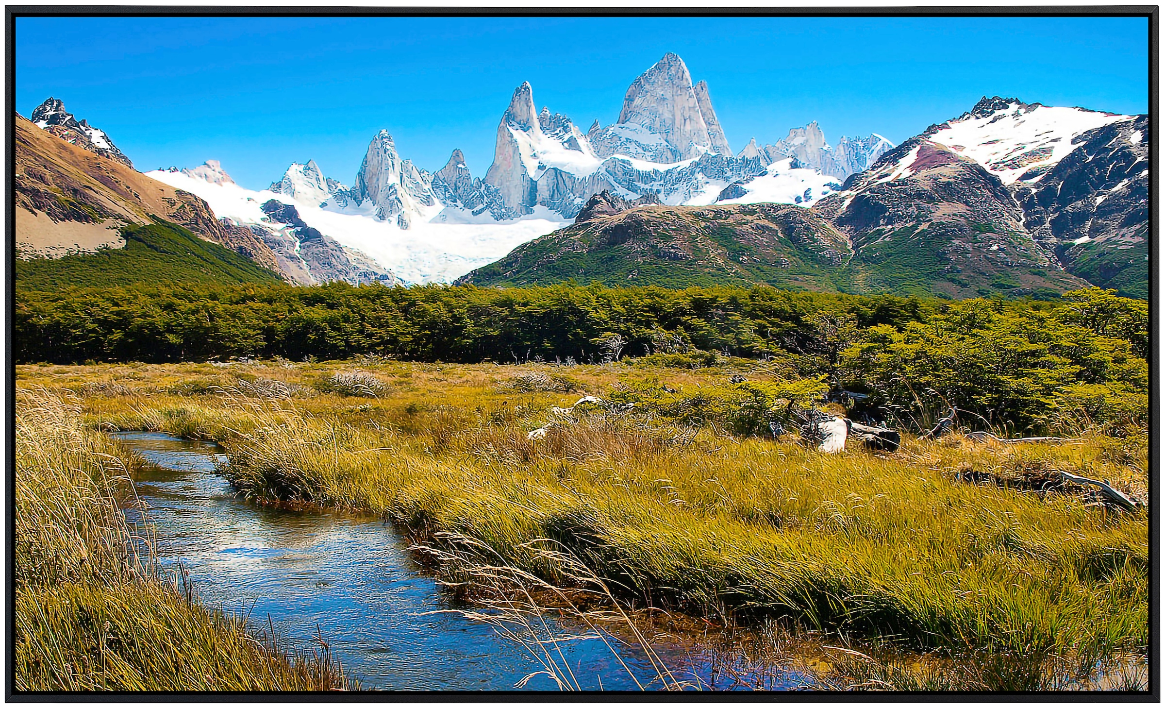 Papermoon Infrarotheizung »Berge in Patagonien«, sehr angenehme Strahlungswärme