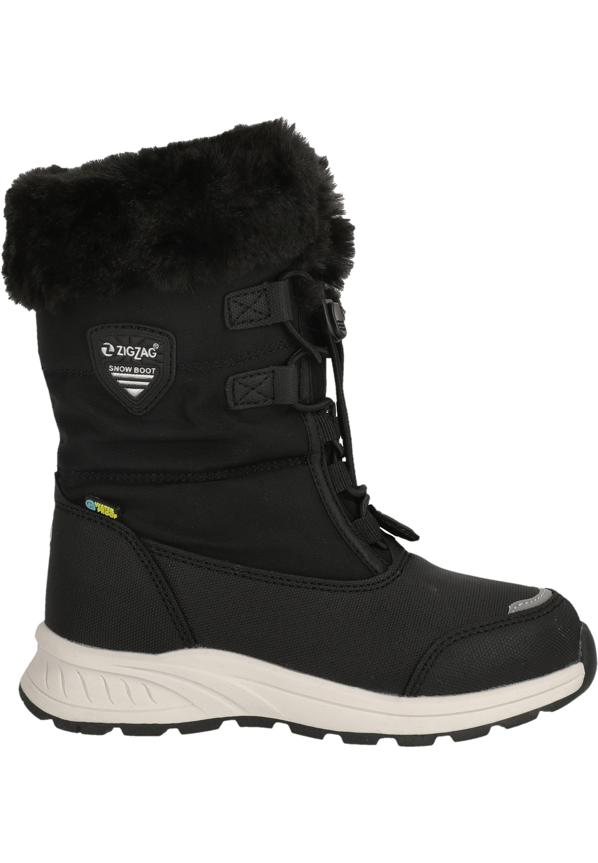ZIGZAG Stiefel »Wesend«, mit bequemem Kunstfellbesatz und Allwetterprofil