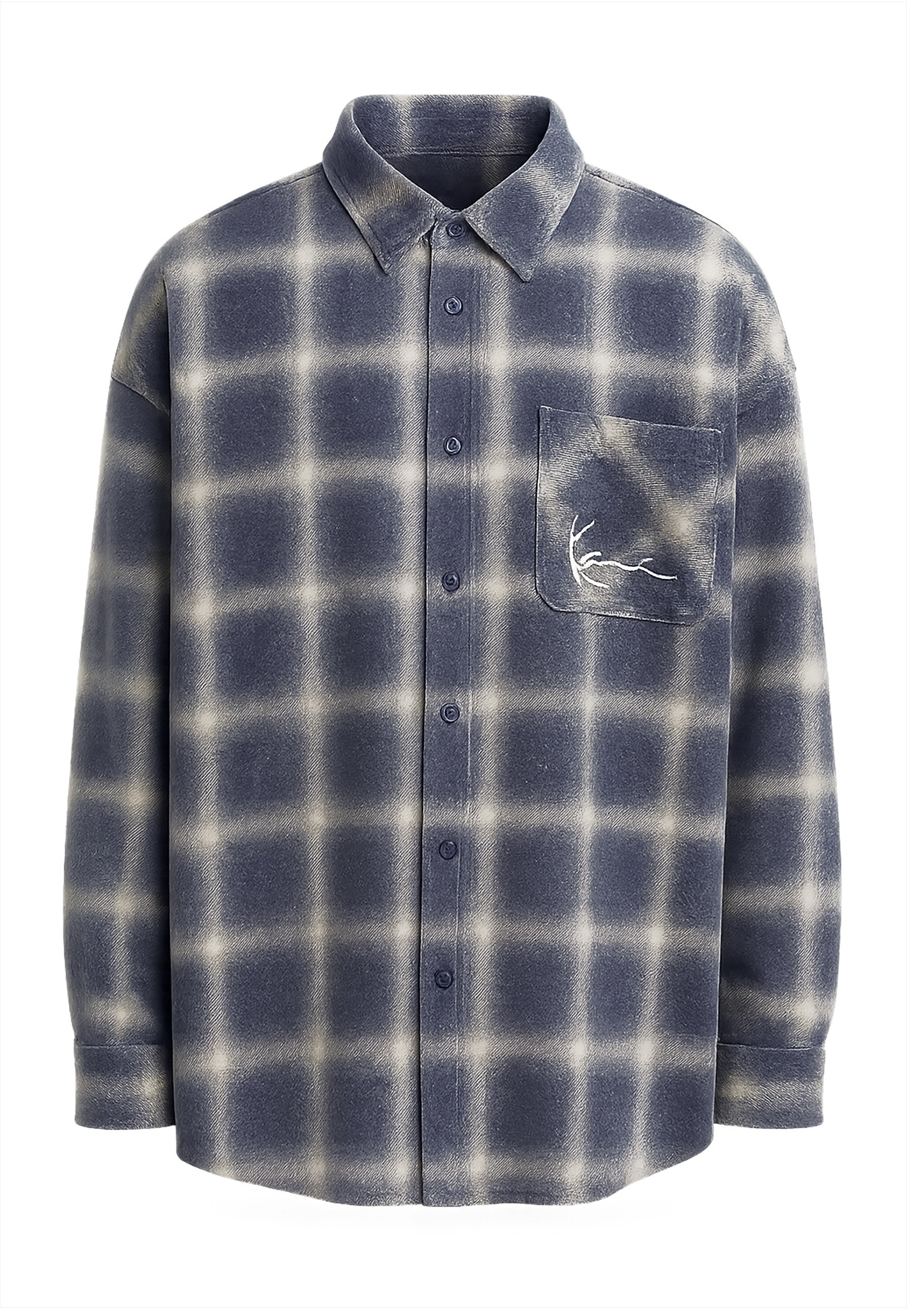 Karl Kani Langarmhemd "Karl Kani Karl Kani Small Signature Distressed Check günstig online kaufen