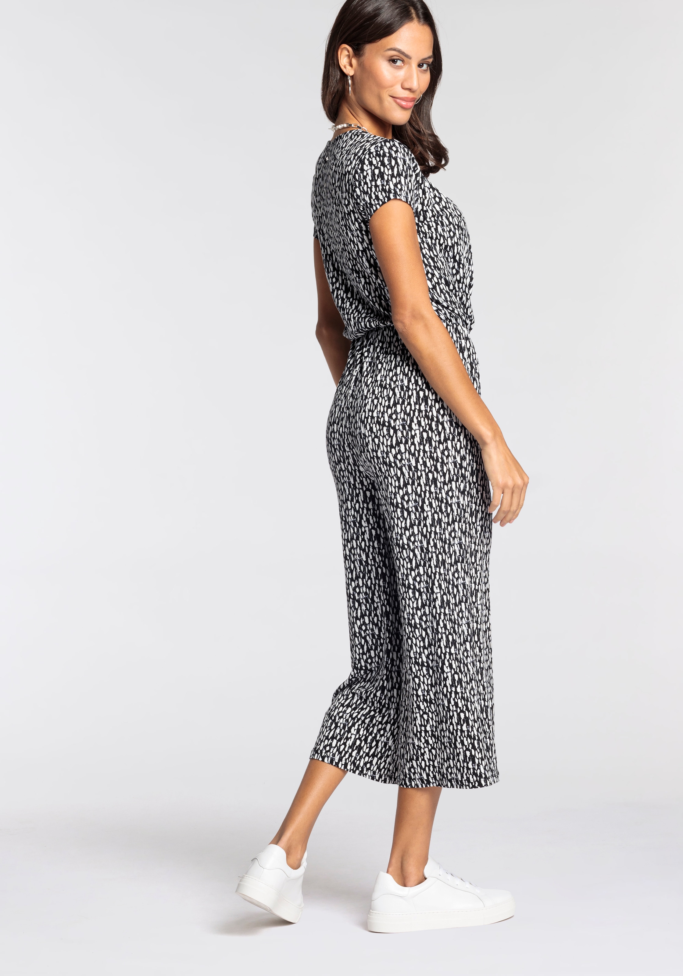 Laura Scott Jumpsuit, mit V-Ausschnitt