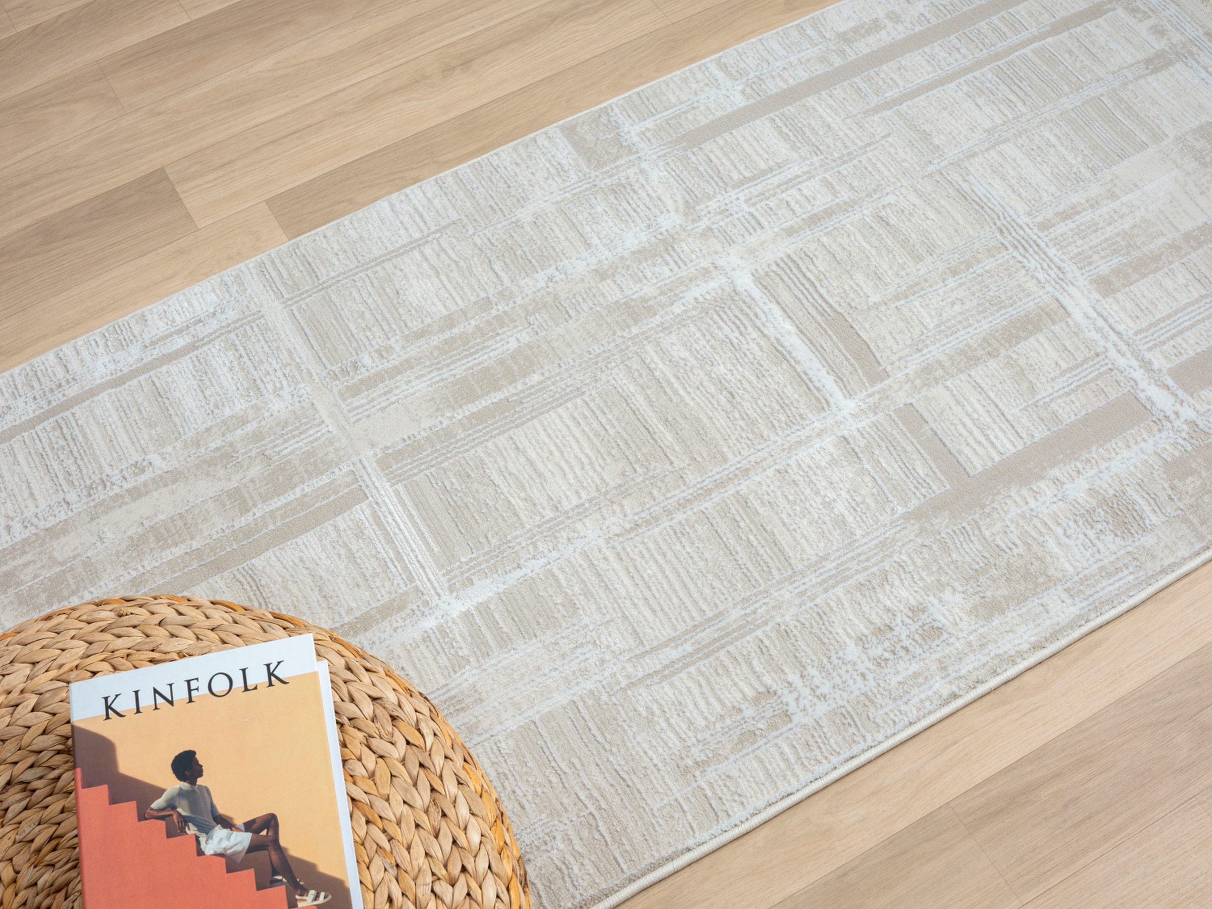Myflair Möbel & Accessoires Teppich »My Favorite«, rechteckig, 10 mm Höhe, Kurzflor, Retro-Style, mit Fransen, besonders weich