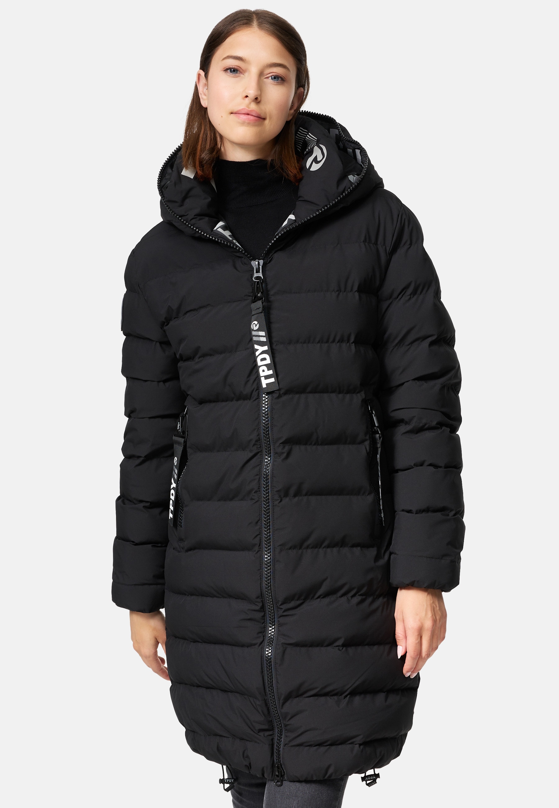 trueprodigy Winterjacke "Chester F Reflektierender Innenkragen" mit Kapuze