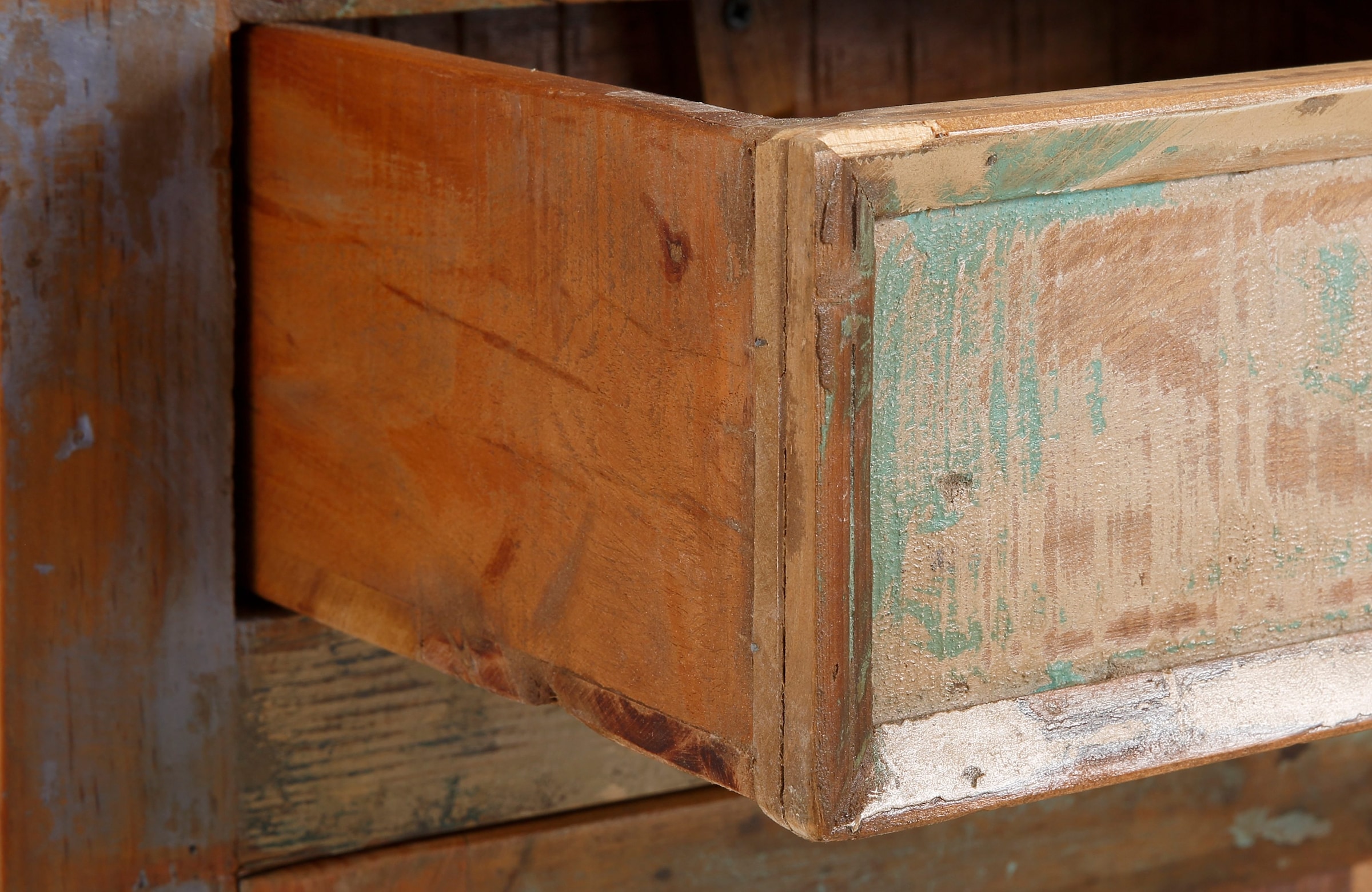 SIT Sideboard »Riverboat«, aus recyceltem Altholz, Breite 40 cm, Shabby Chic, Vintage
