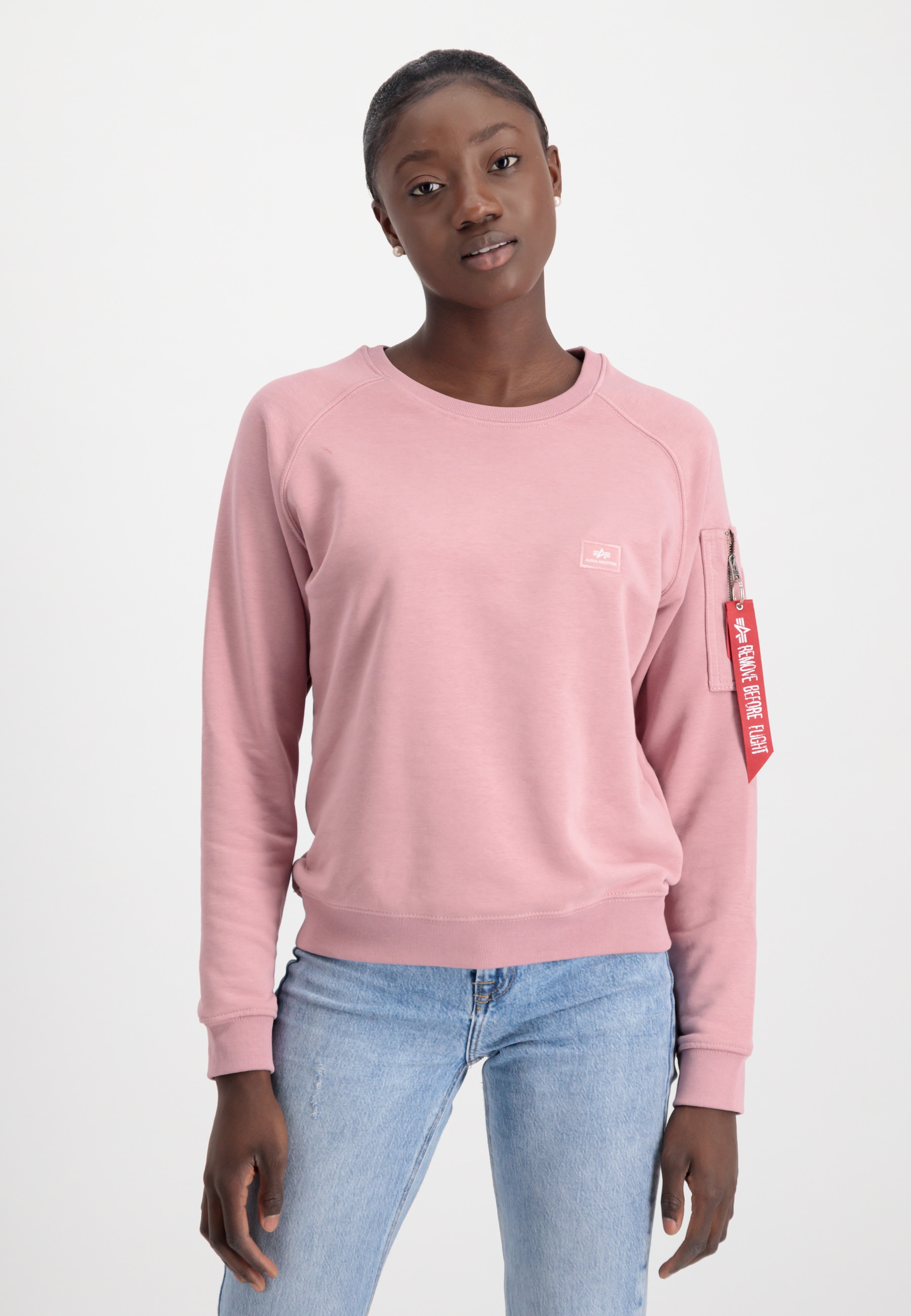 Alpha Industries Sweater Alpha Industries Women Sweatshirts X Fit Sweat Wmn fur kaufen BAUR