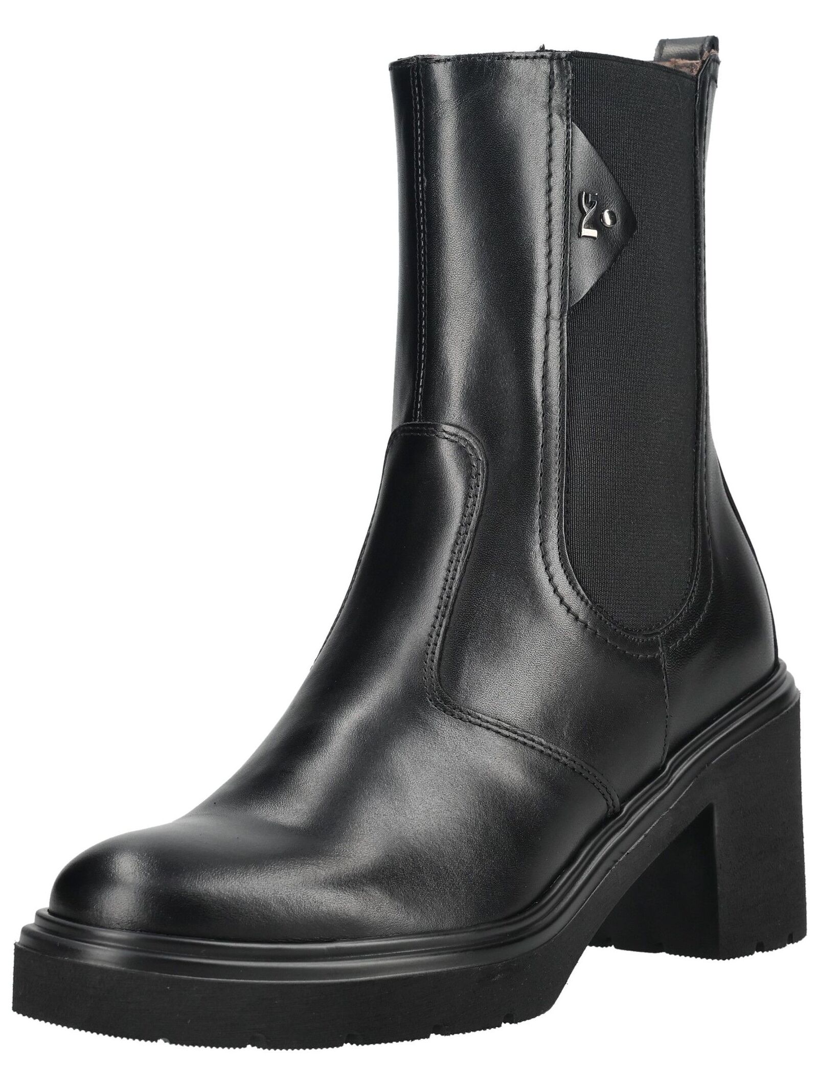 Nero Giardini High-Heel-Stiefelette "Nero Giardini Stiefelette Leder/Textil"