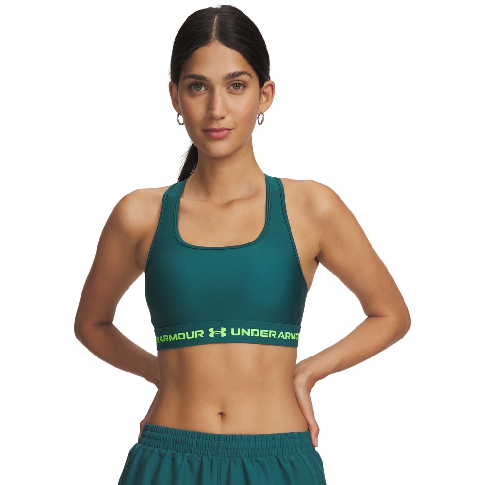 Under Armour Sport-BH "CROSSBACK MID BRA" für mittlere Belastung, mit herausnehmbaren Körbchen, atmungsaktiv