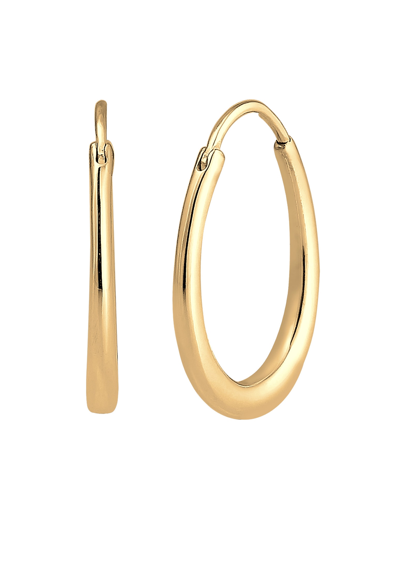 Elli Paar Creolen »Creolen Oval 925 Sterling Silber«