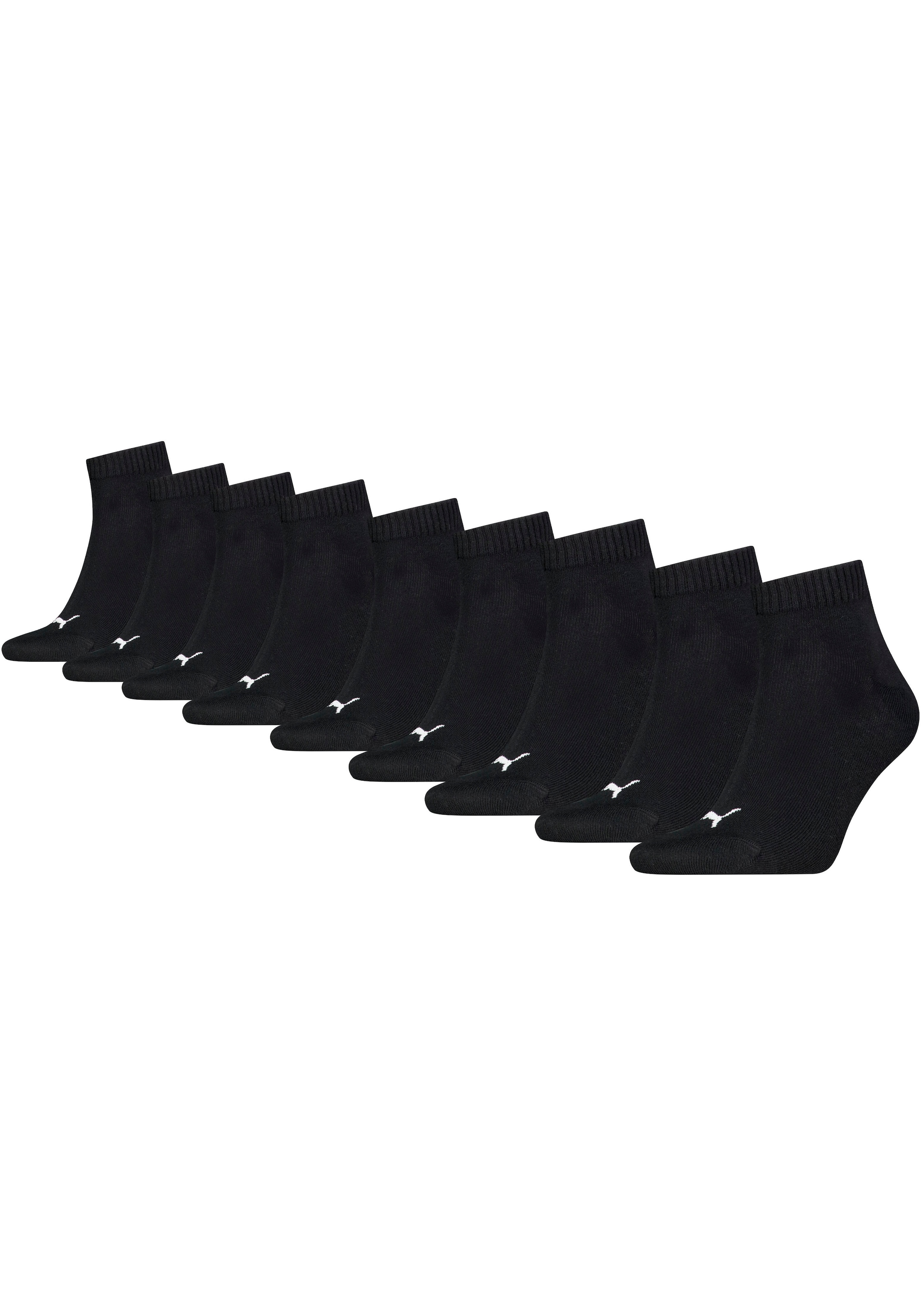 PUMA Kurzsocken "PUMA UNISEX QUARTER PLAIN 9P ECOM" 9 Paar tlg. Atmungsakti günstig online kaufen