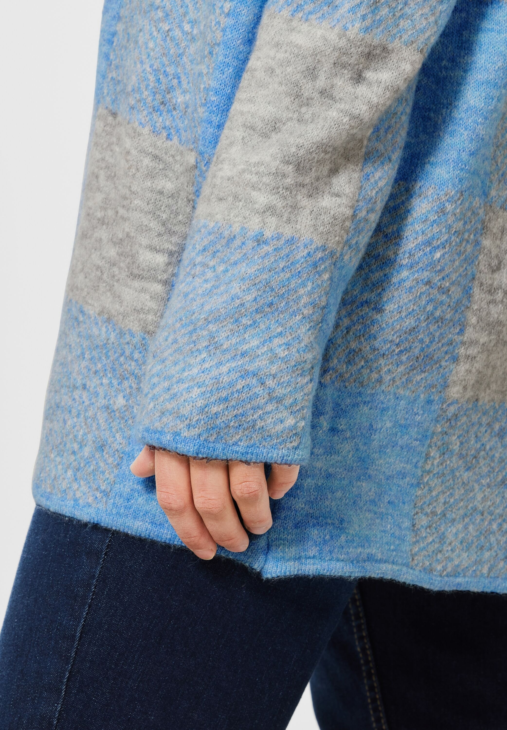 Cecil Strickjacke, mit Karomuster