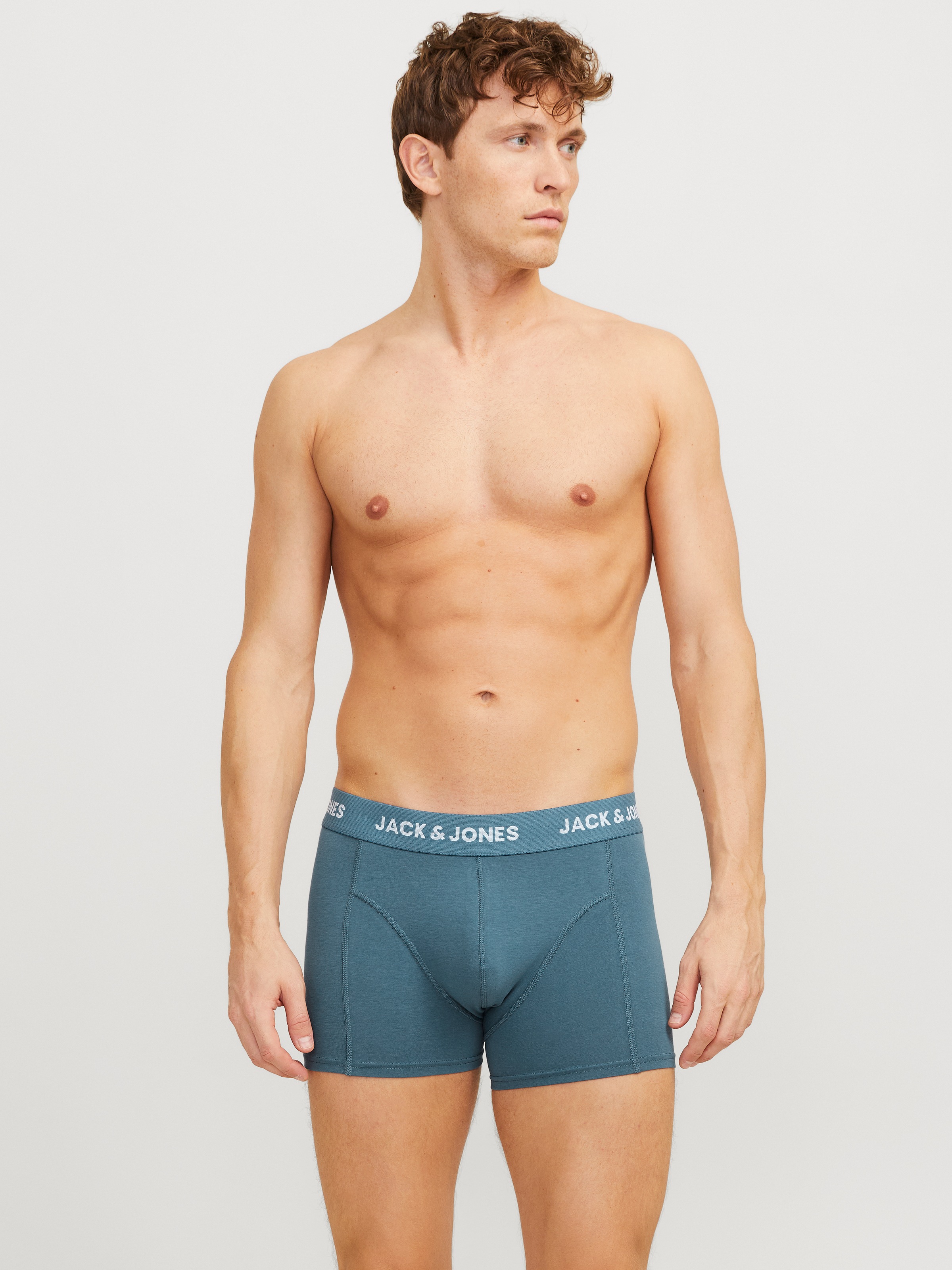 Jack & Jones Trunk "JACFLOWER BIRD TRUNKS 3 PACK SN", (3 St.), mit Logo Sch günstig online kaufen