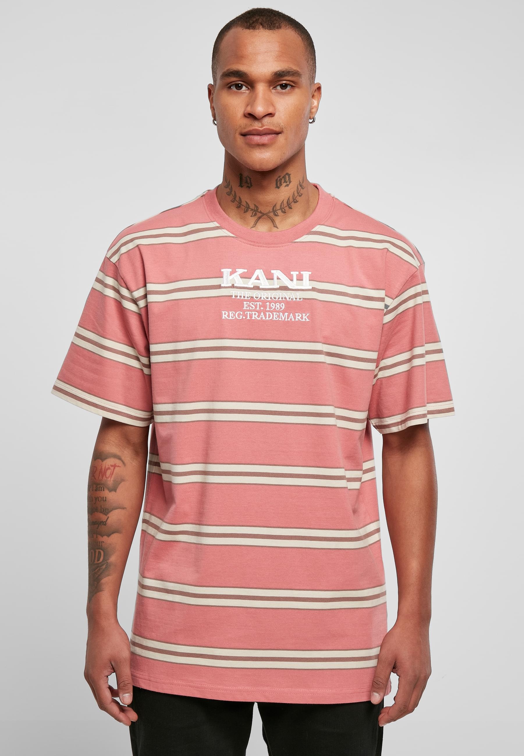 Karl Kani T-Shirt »Karl Kani Herren KM222-009-1 Retro Stripe Tee«, (1 tlg.)