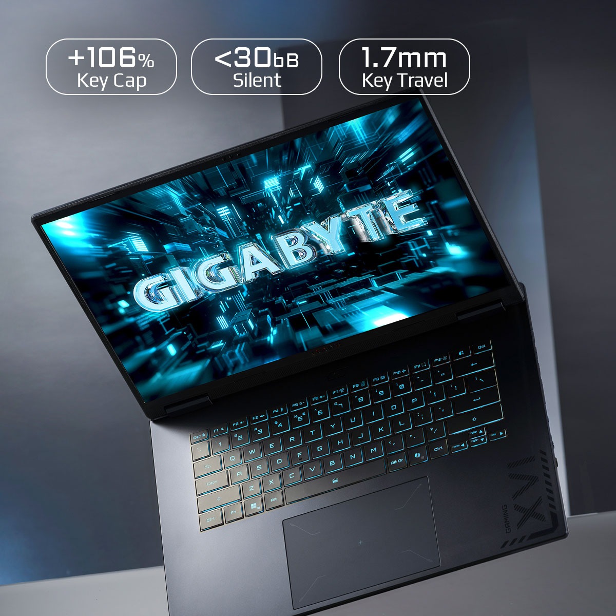Gigabyte Gaming-Notebook »GAMING A16 PRO DXHG4DECC4SH« 40,64 cm / 16 ″ Intel Core 7 GeForce® RTX 5070 Ti 1.000 GB SSD