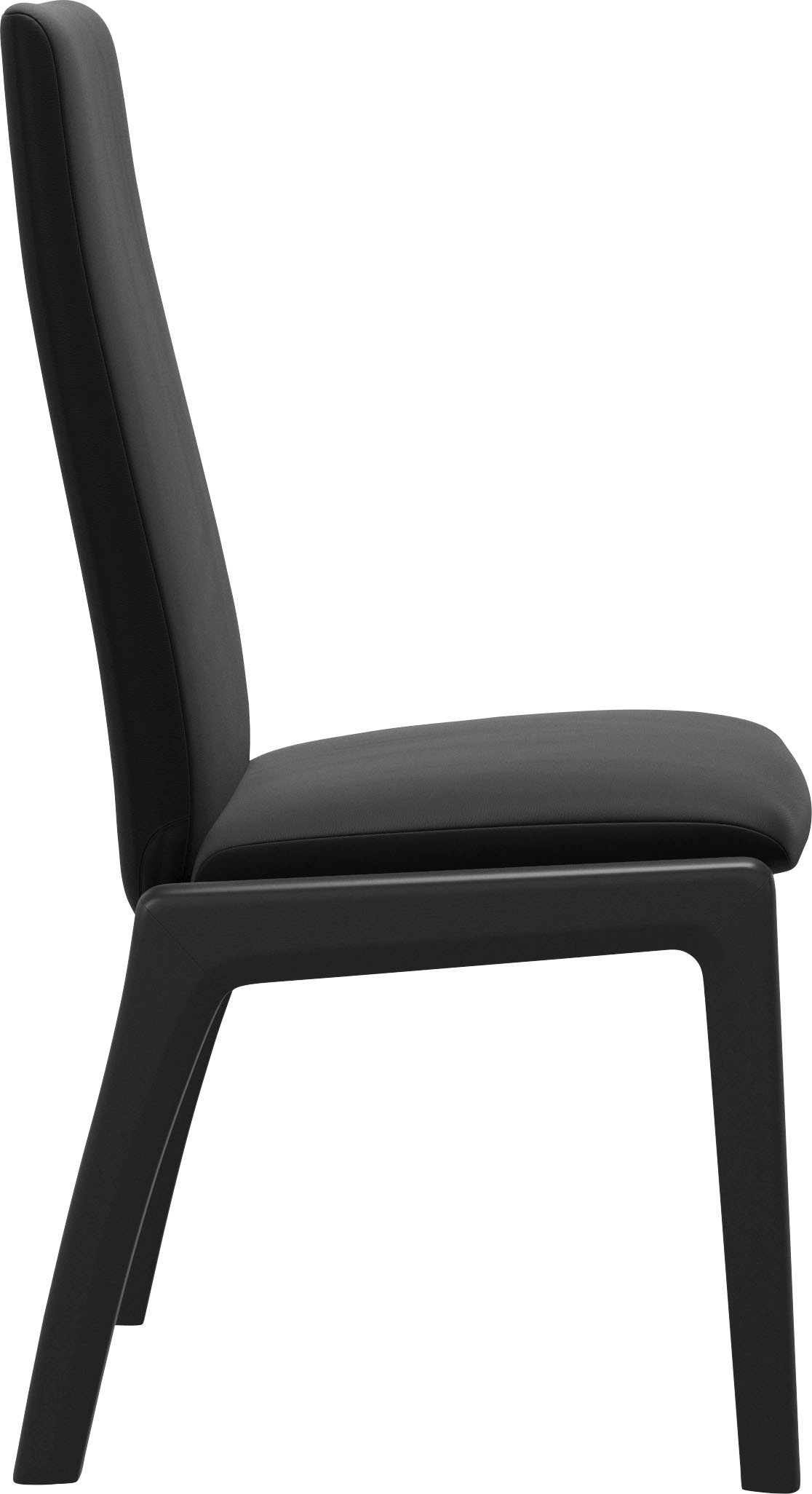 Stressless® Polsterstuhl »Laurel«, Leder PALOMA, High Back, Größe M, mit abgerundeten Beinen in Schwarz