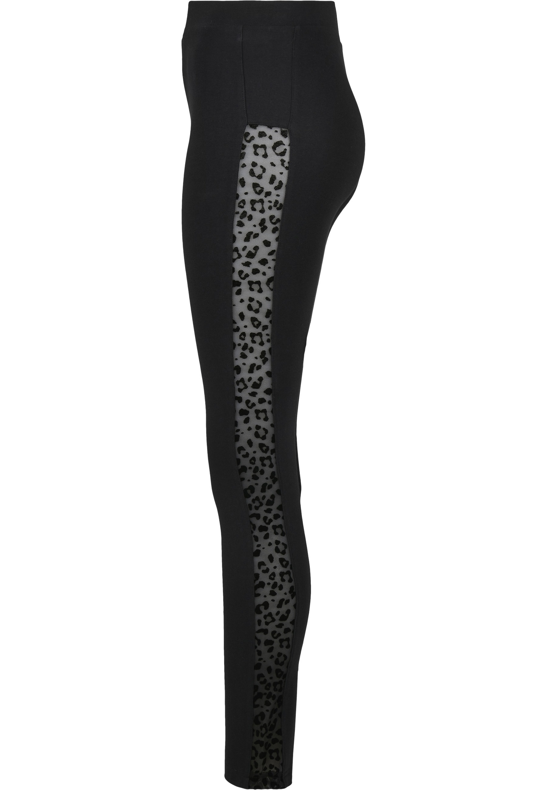 URBAN CLASSICS Leggings »Urban Classics Damen Ladies Flock Lace Stripe Leggings«