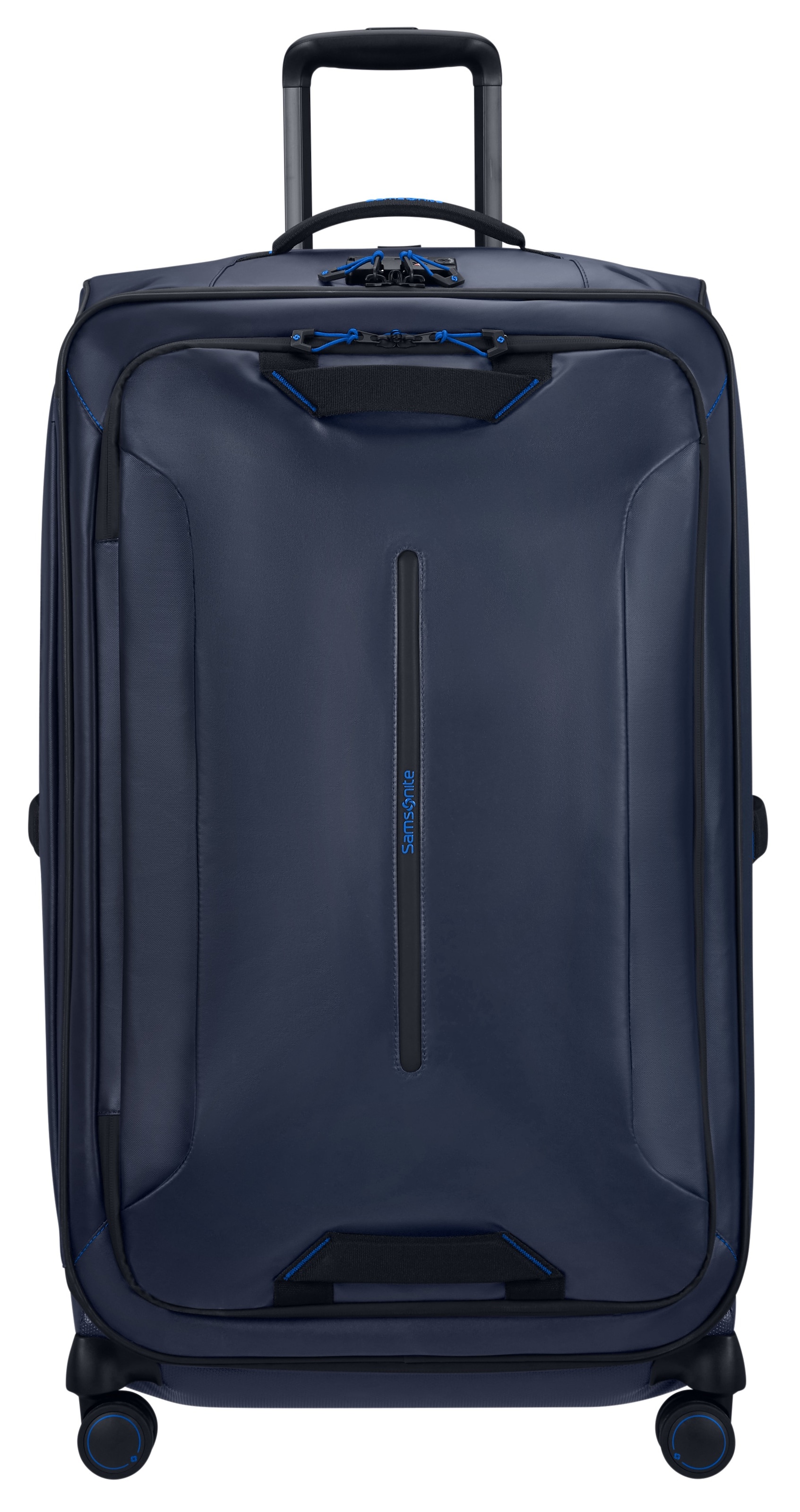 Samsonite Weichgepäck-Trolley »ECODIVER 79«, 4 St. Rollen, Aufgabegepäck Koffer Reisegepäck Weichgepäck-Koffer Fronttasche