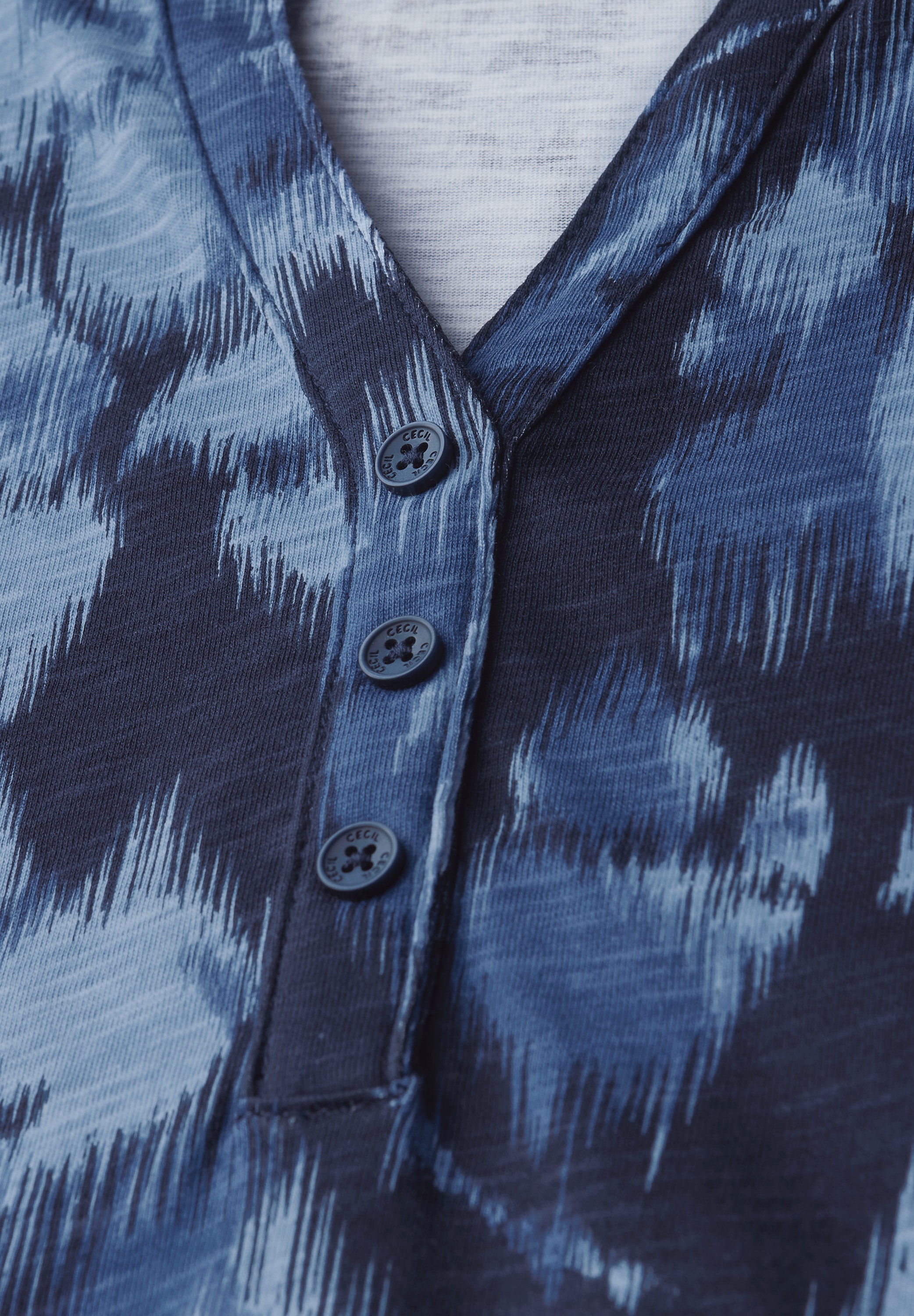 Cecil Print-Shirt, aus reiner Baumwolle