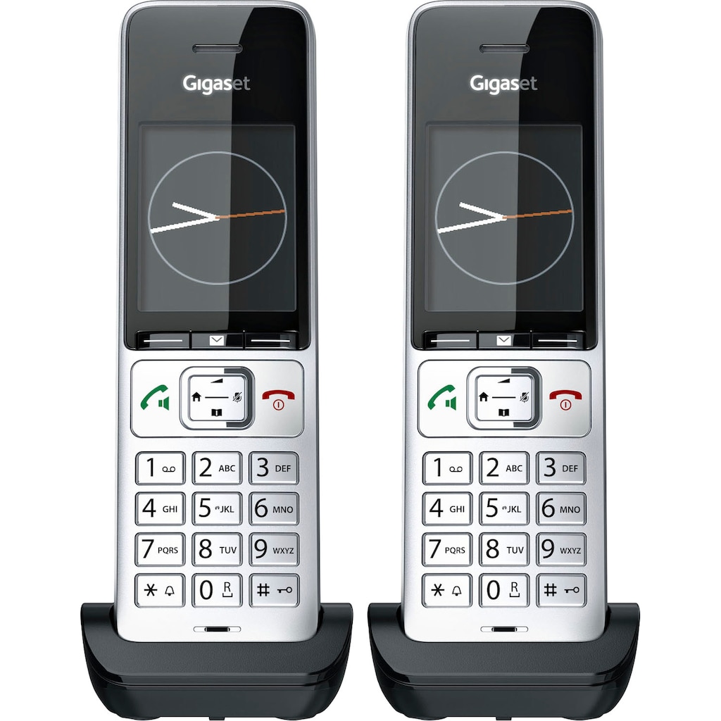 Gigaset Schnurloses DECT-Telefon »COMFORT 500HX duo«, (Mobilteile: 2)