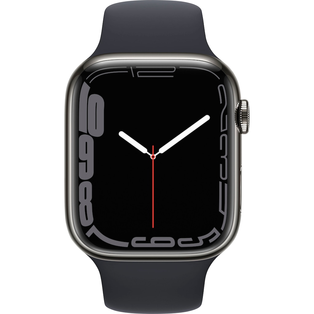 Apple Smartwatch »Watch Series 7 GPS + Cellular, 45mm«, (Watch OS 8)