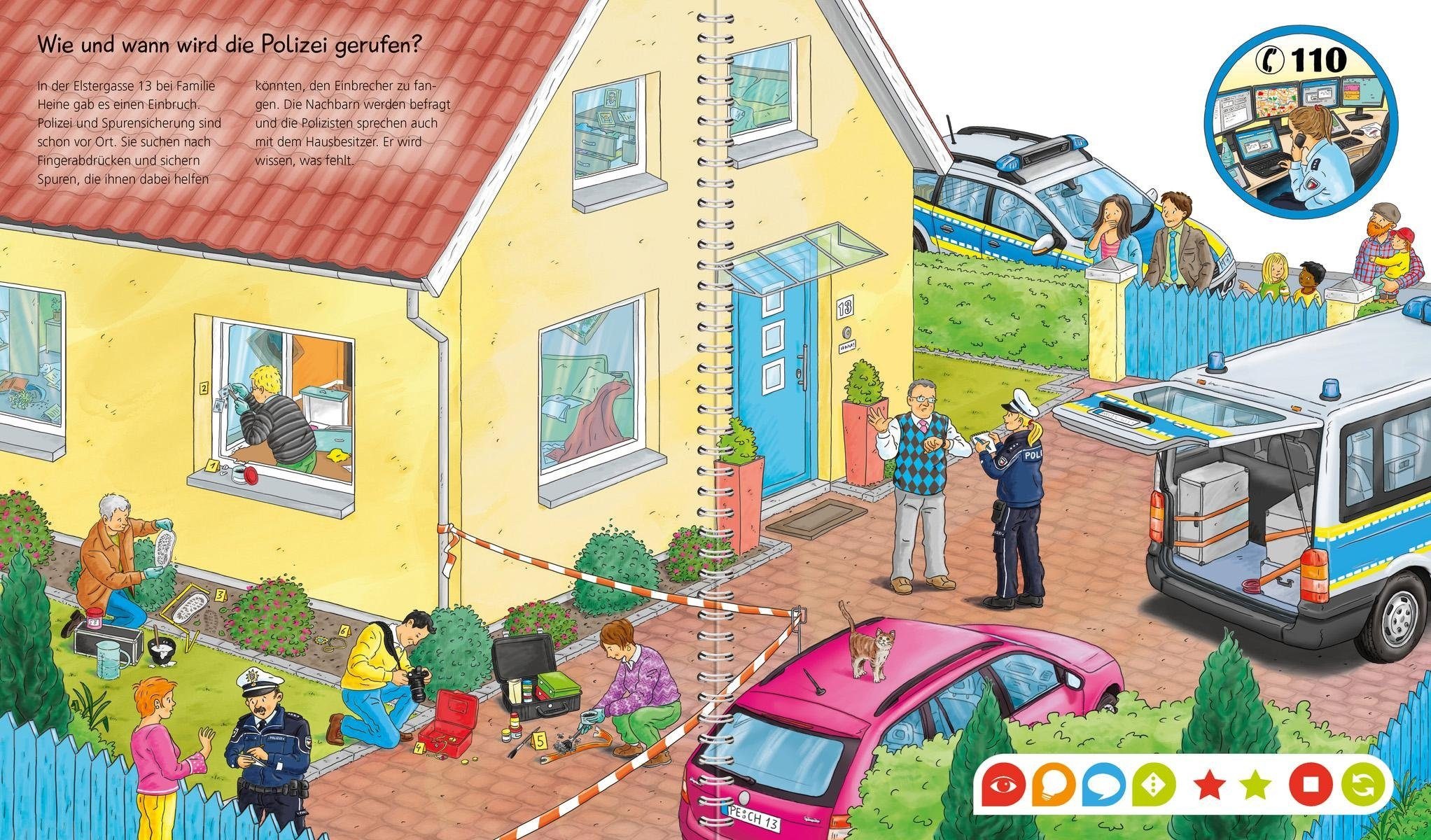 Ravensburger Buch »tiptoi® WWW - Unterwegs mit der Polizei«, Made in Europe