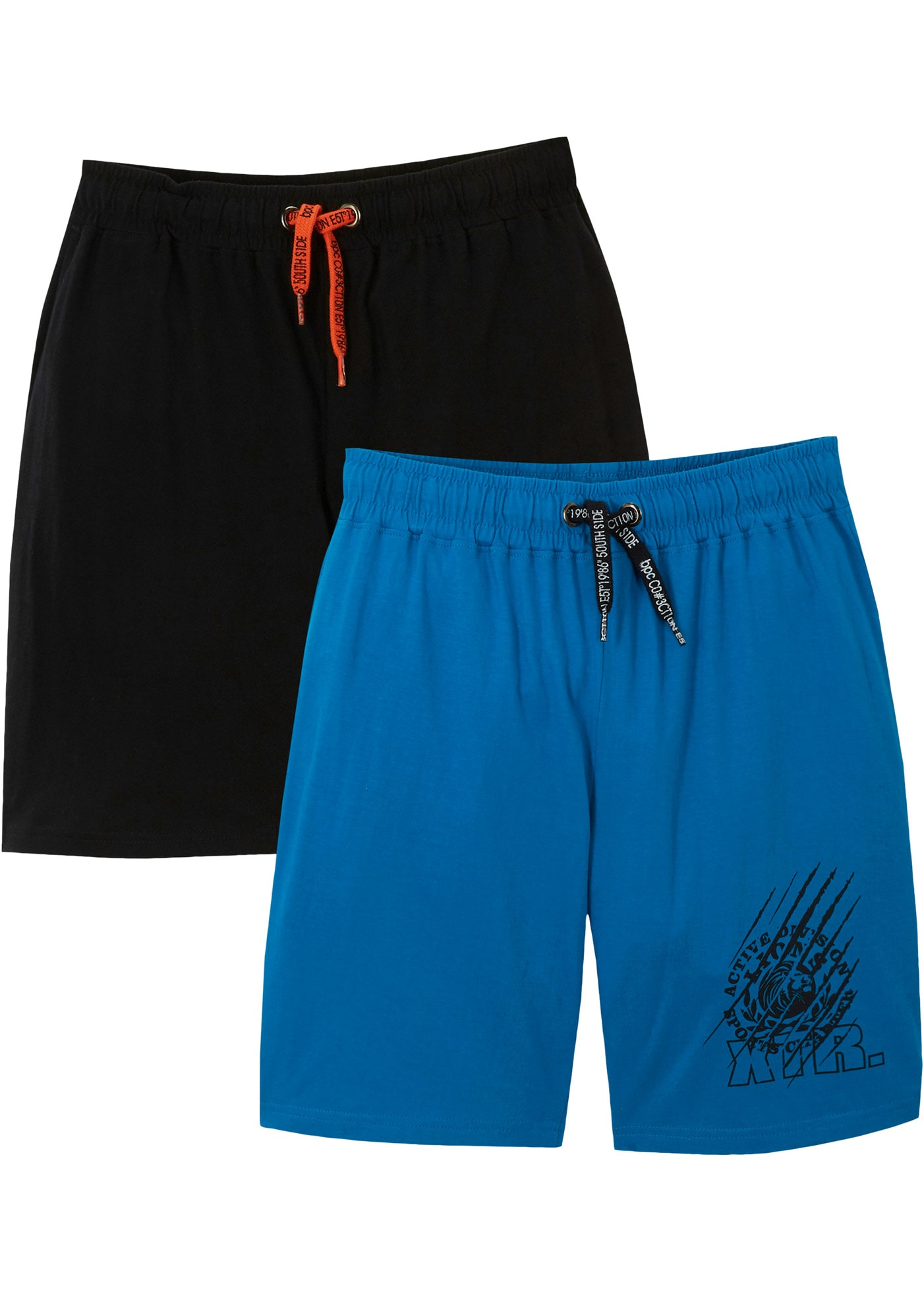 bonprix Bermudas aus Baumwolle, mit Kordelzug, lockere Passform