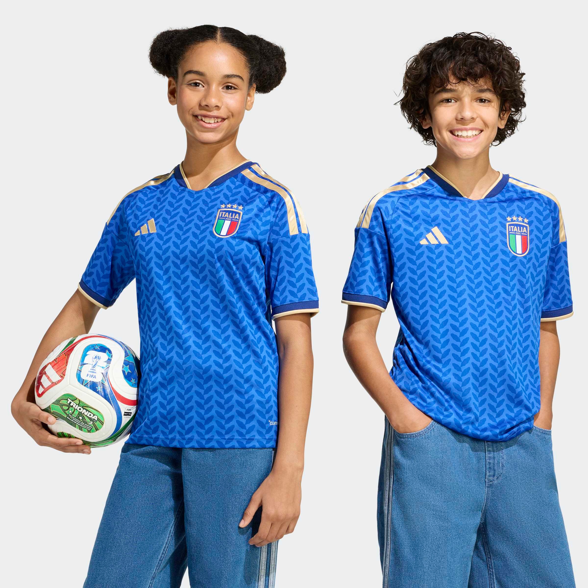 Adidas Italy 26/27 Home Jersey Bold Blue 13-14 Years 2