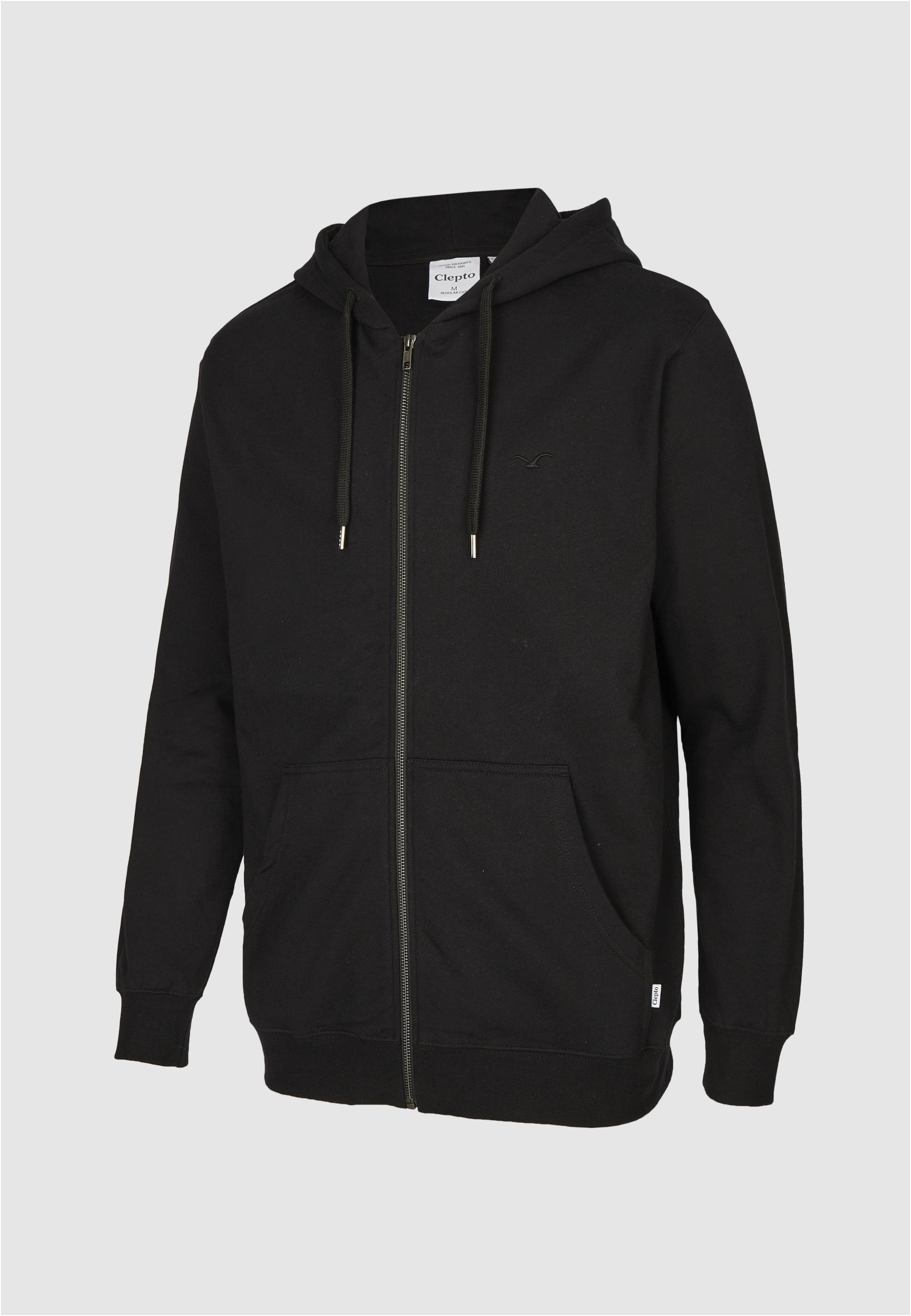 Cleptomanicx Sweatjacke »Ligull«, mit kleiner Möwenstickerei