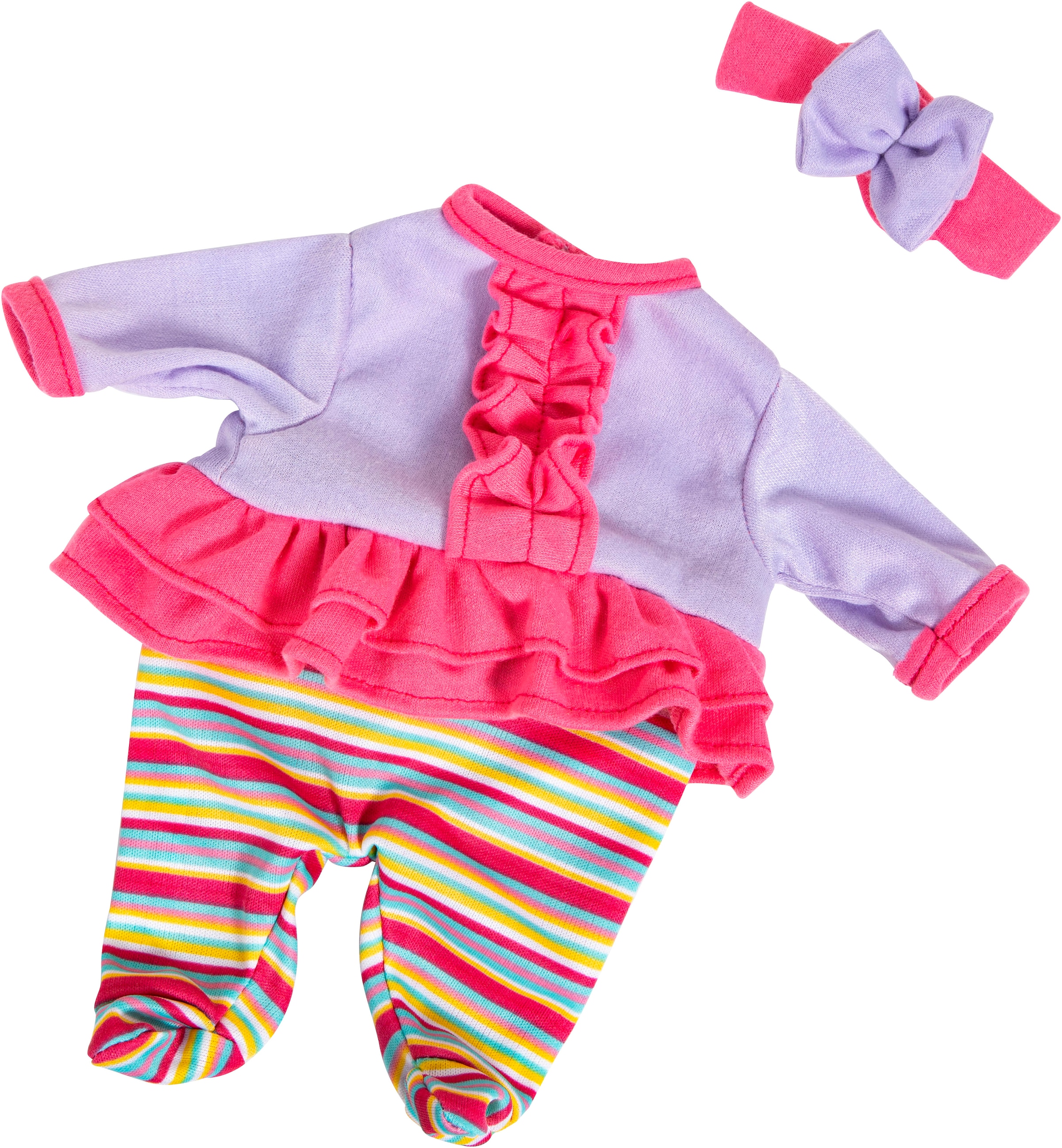 Bayer Babypuppe »Anna Cozy«, (Set, 10 tlg.), mit Wiege und Zubehör