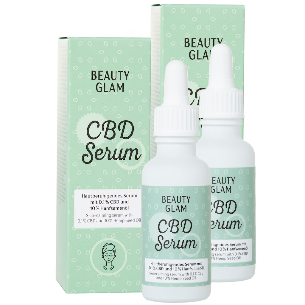 BEAUTY GLAM Gesichtsserum »CBD Serum«, (Set, 2 tlg.)