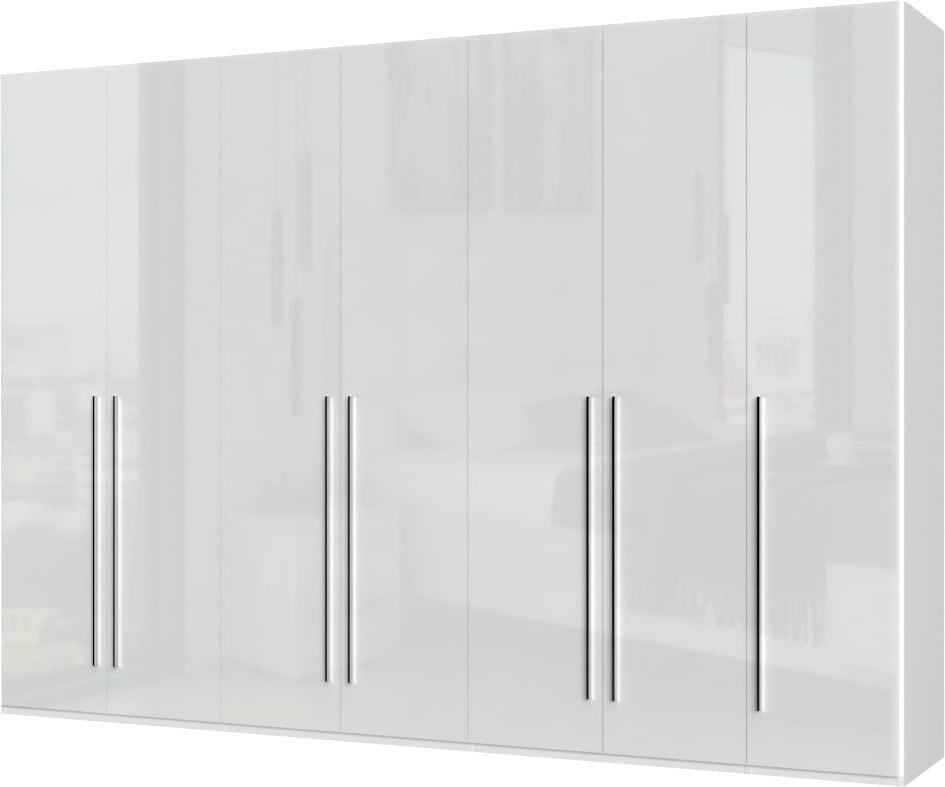 Places of Style Kleiderschrank »Piano«, weiß, UV lackiert, hochglänzend, Soft-Close Funktion