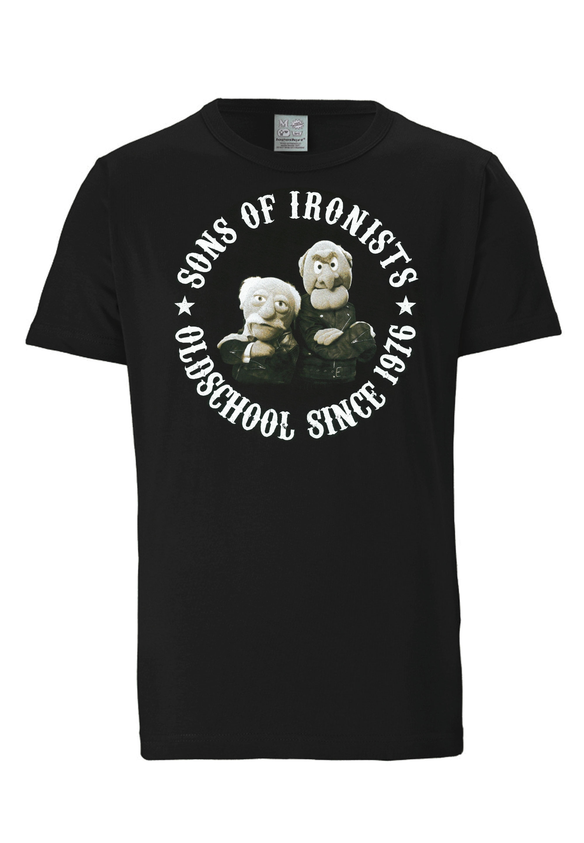 LOGOSHIRT T-Shirt »Muppets - Waldorf & Statler - Sons Of Ironists«, mit coolem Print