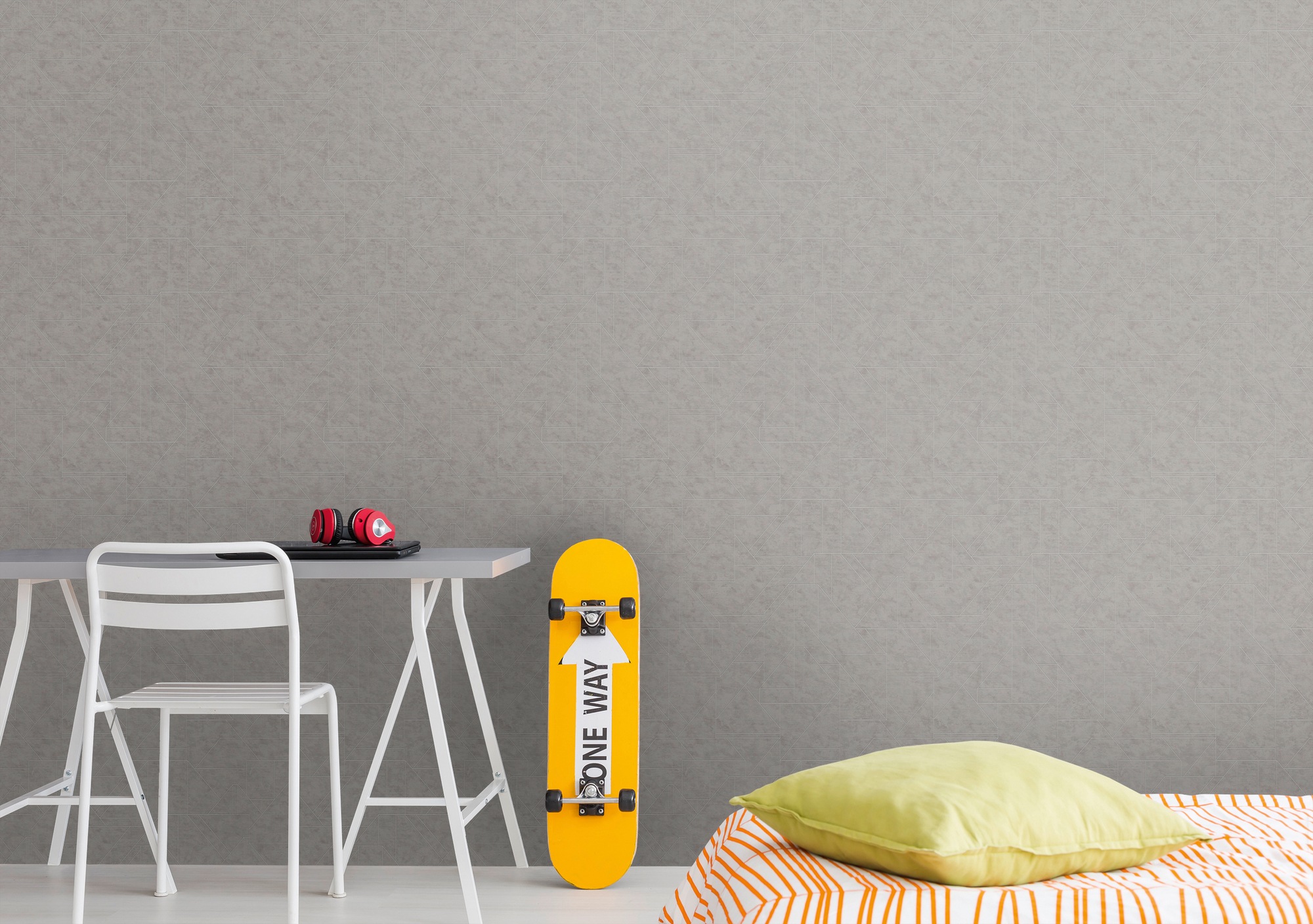 living walls Vliestapete »Metropolitan Stories. Travel Styles. Tapete mit Grafik«, metallic-Metall-Effekte-gemustert, Metallic-Tapete Grafisch Elegant Tapeten Wohnzimmer Schlafzimmer Flur