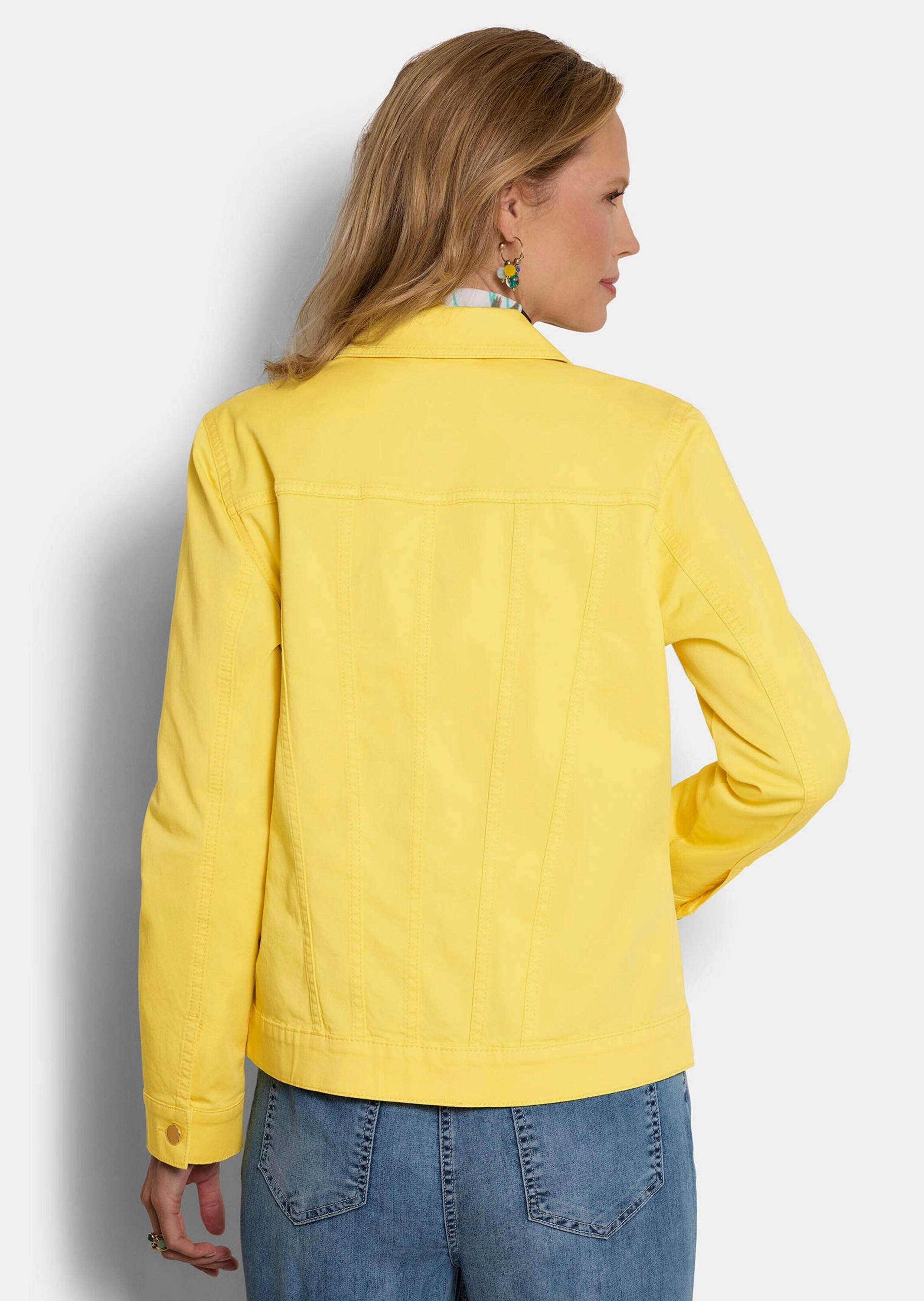 Goldner Short Size Cotton Jacket Yellow Size 24 3