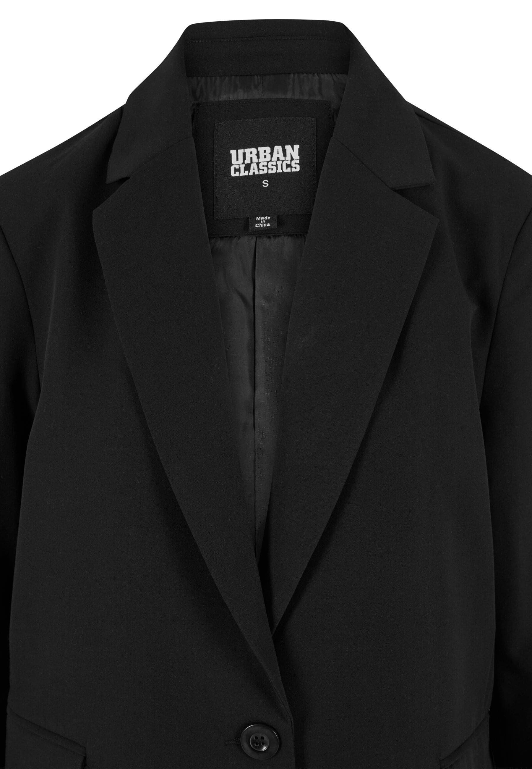 Thumbnail - URBAN CLASSICS Allwetterjacke "Urban Classics Damen Ladies Basic Blazer" 1 Stk. tlg. ohne Kapuze