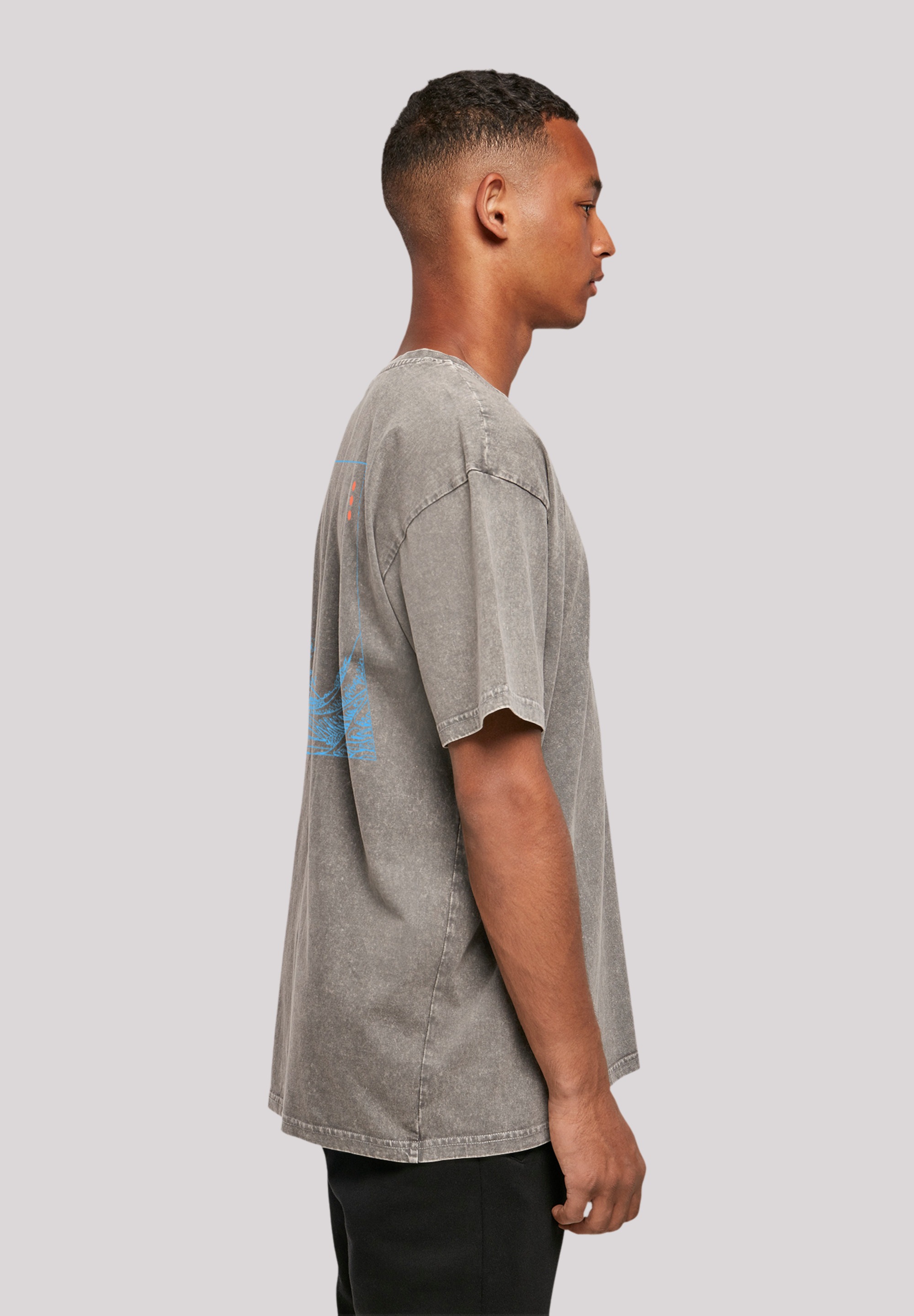 F4NT4STIC T-Shirt »Kanagawa Welle«, Print